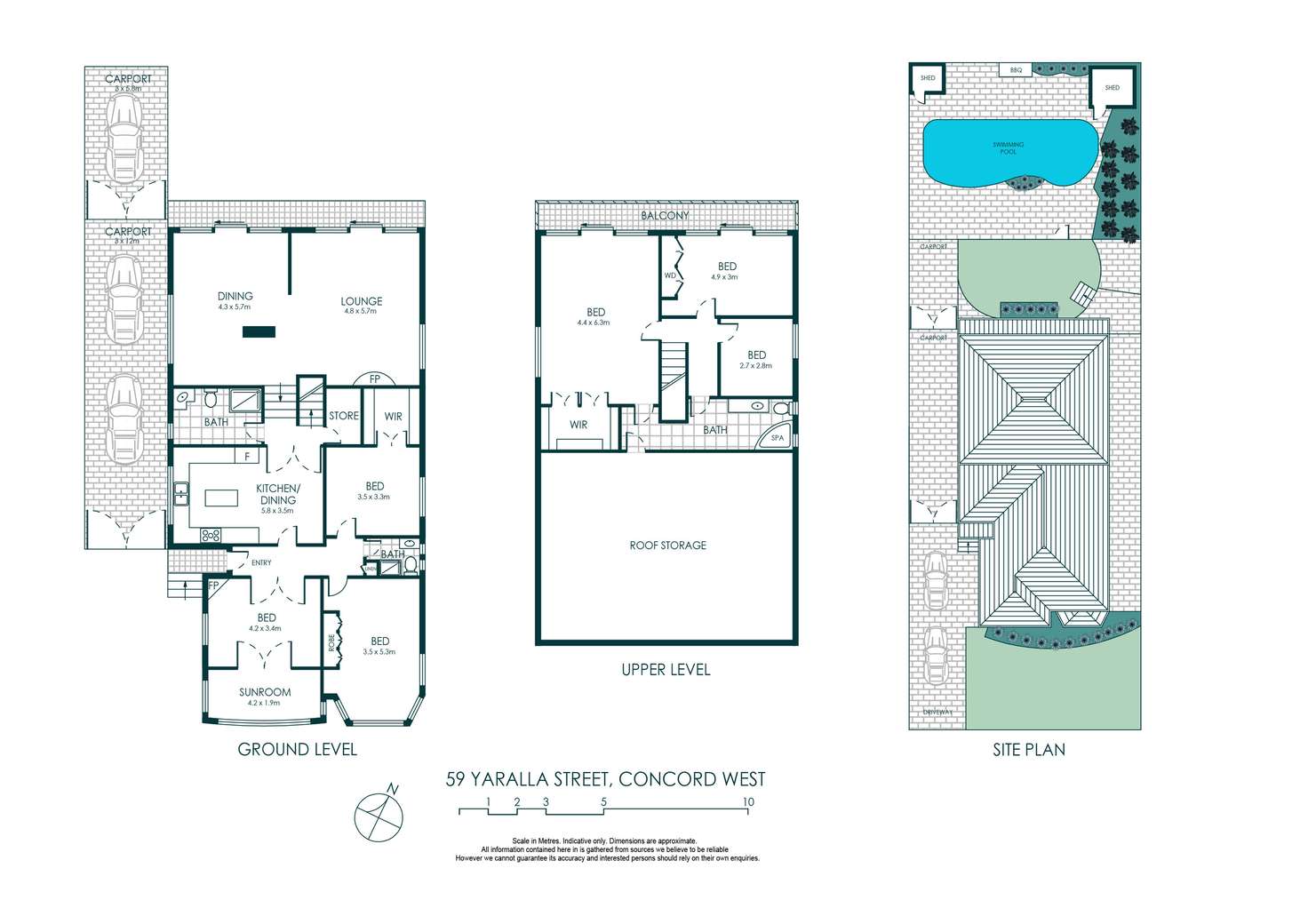 Floorplan of Homely house listing, 59 Yaralla Street, Concord West NSW 2138