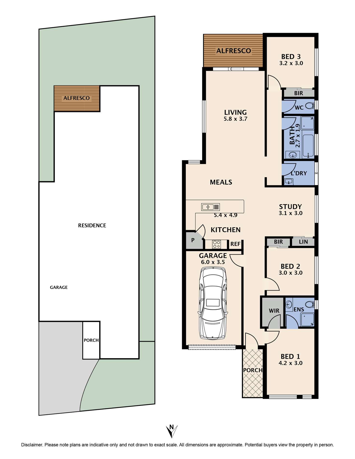 Floorplan of Homely house listing, 33 Kensley Circuit, Craigieburn VIC 3064