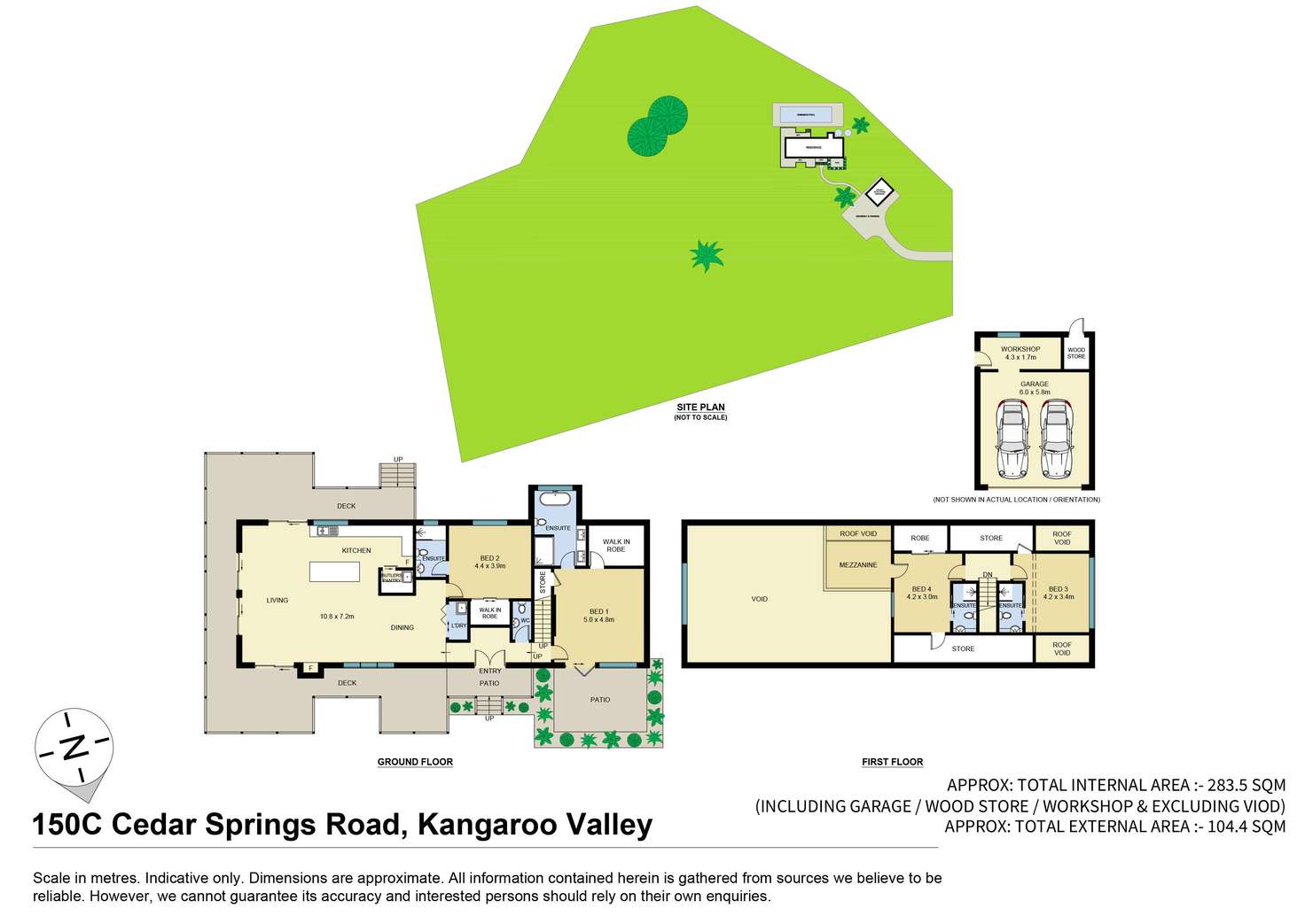 Floorplan of Homely house listing, 150C Cedar Springs Road, Kangaroo Valley NSW 2577