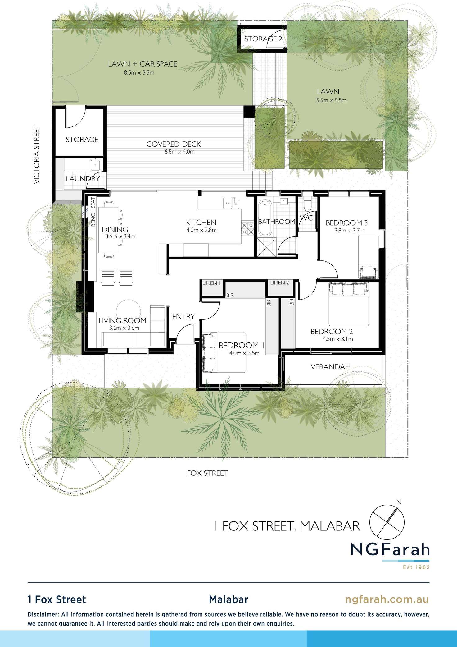 Floorplan of Homely house listing, 1 Fox Street, Malabar NSW 2036