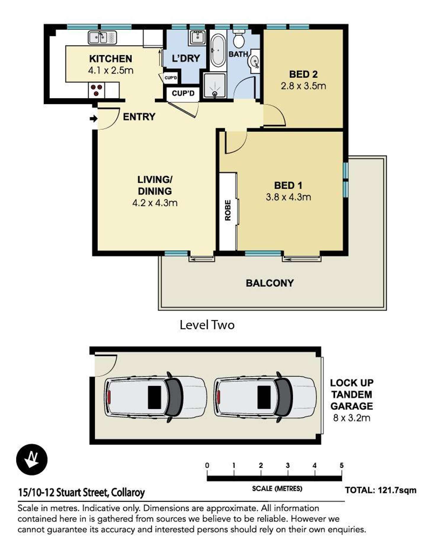 Floorplan of Homely apartment listing, 15/10-12 Stuart Street, Collaroy NSW 2097