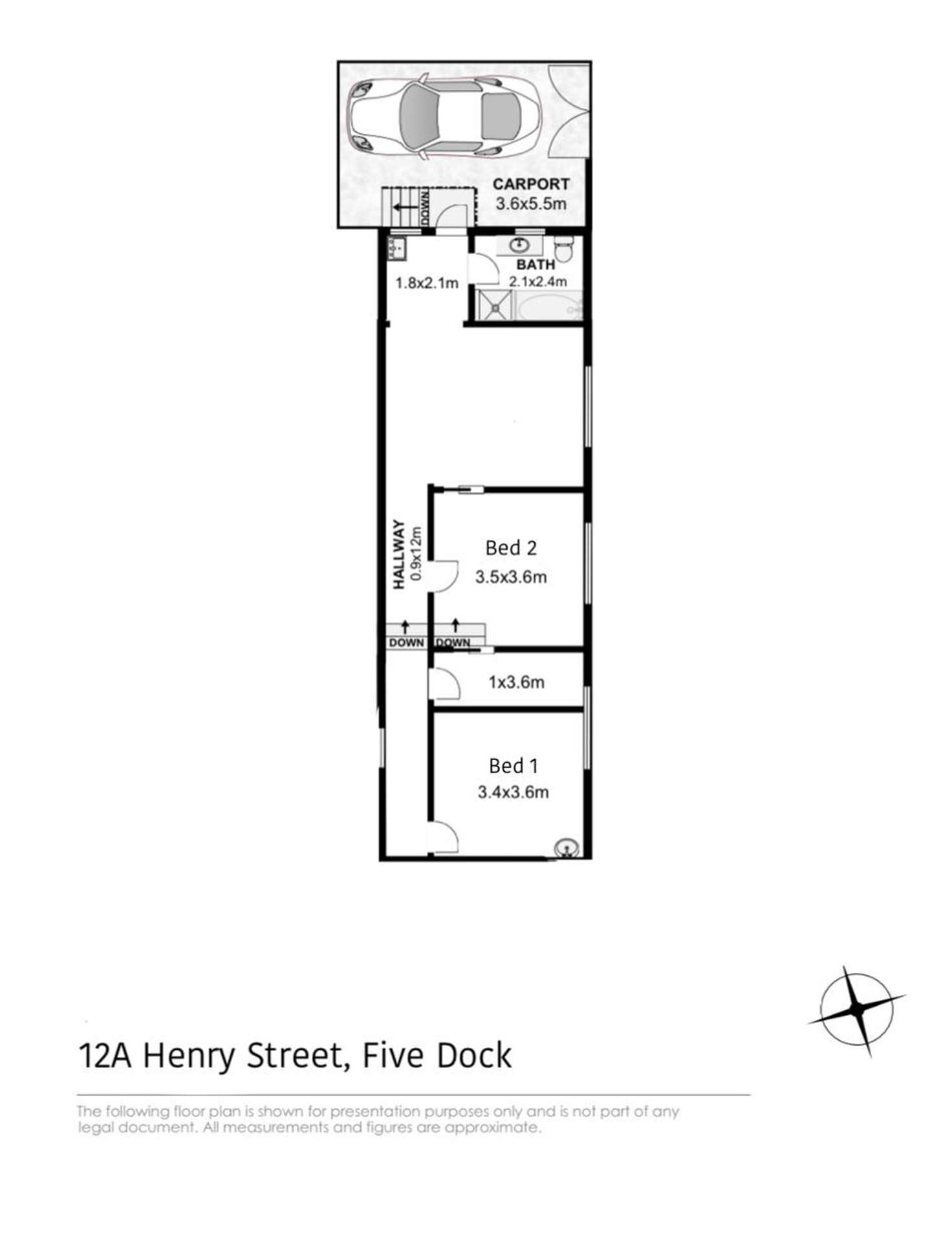 Floorplan of Homely house listing, 12A Henry Street, Five Dock NSW 2046