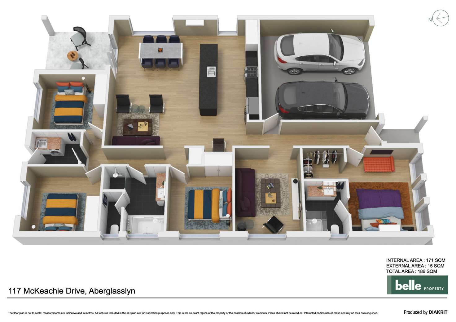 Floorplan of Homely house listing, 117 McKeachie Drive, Aberglasslyn NSW 2320