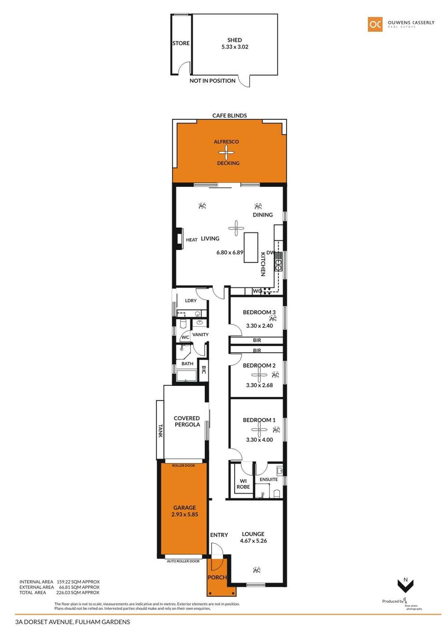 Floorplan of Homely house listing, 3a Dorset Avenue, Fulham Gardens SA 5024