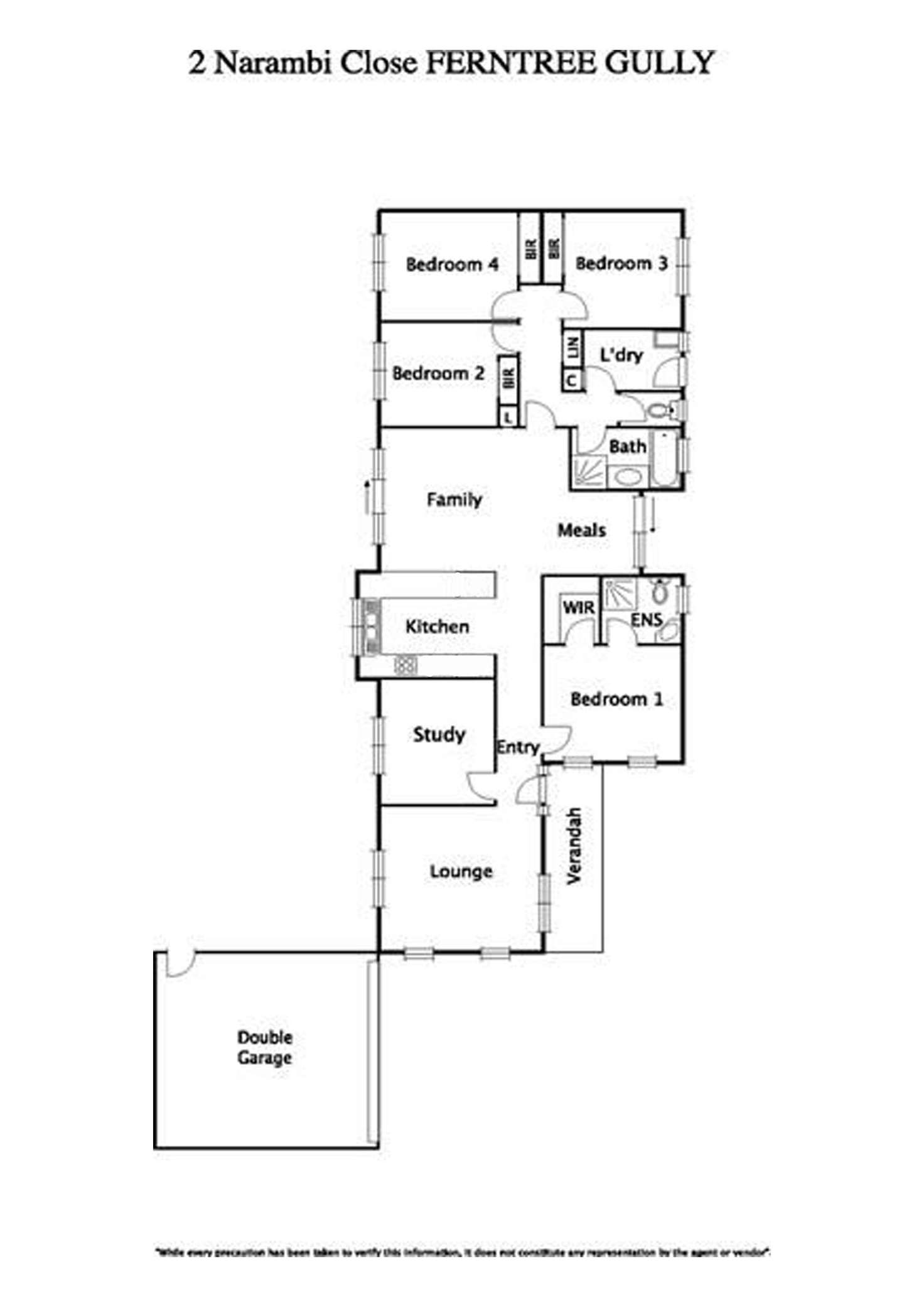 Floorplan of Homely house listing, 2 Narambi Close, Ferntree Gully VIC 3156