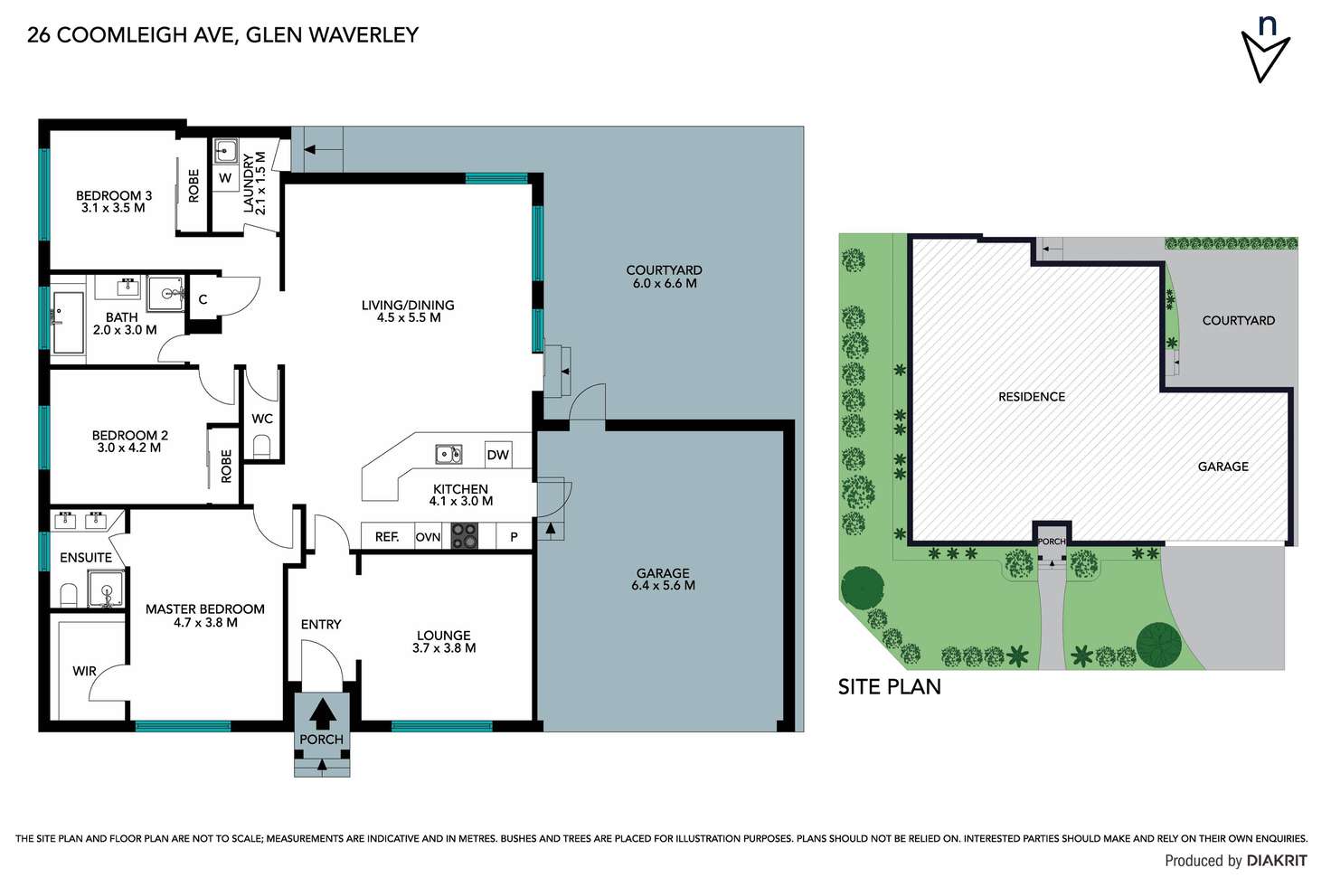 Floorplan of Homely townhouse listing, 26 Coomleigh Avenue, Glen Waverley VIC 3150