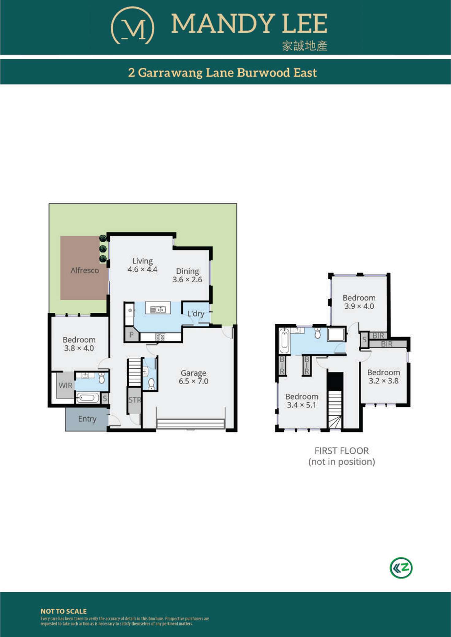 Floorplan of Homely townhouse listing, 2 Garrawang Lane, Burwood East VIC 3151