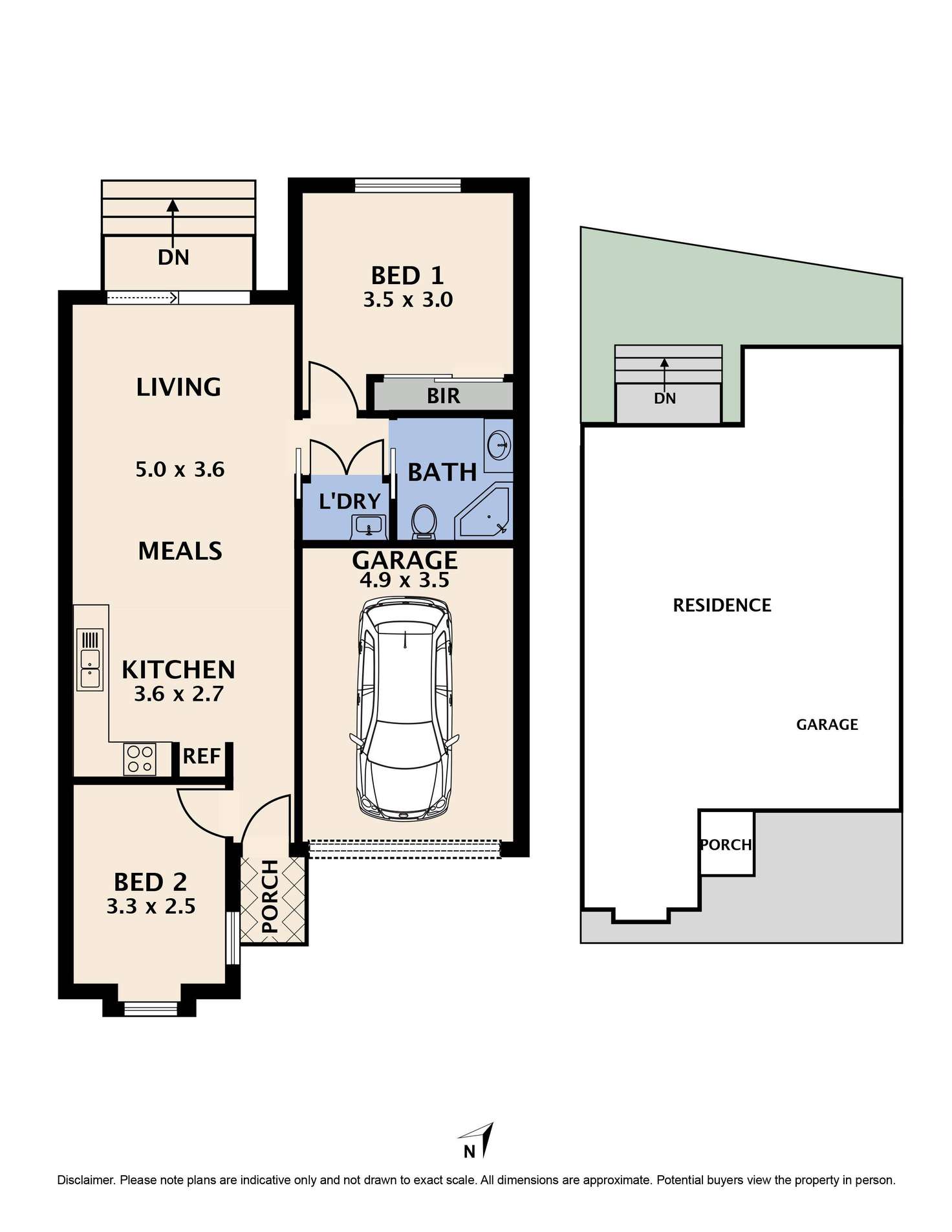 Floorplan of Homely unit listing, 3/7 Dunolly Crescent, Reservoir VIC 3073