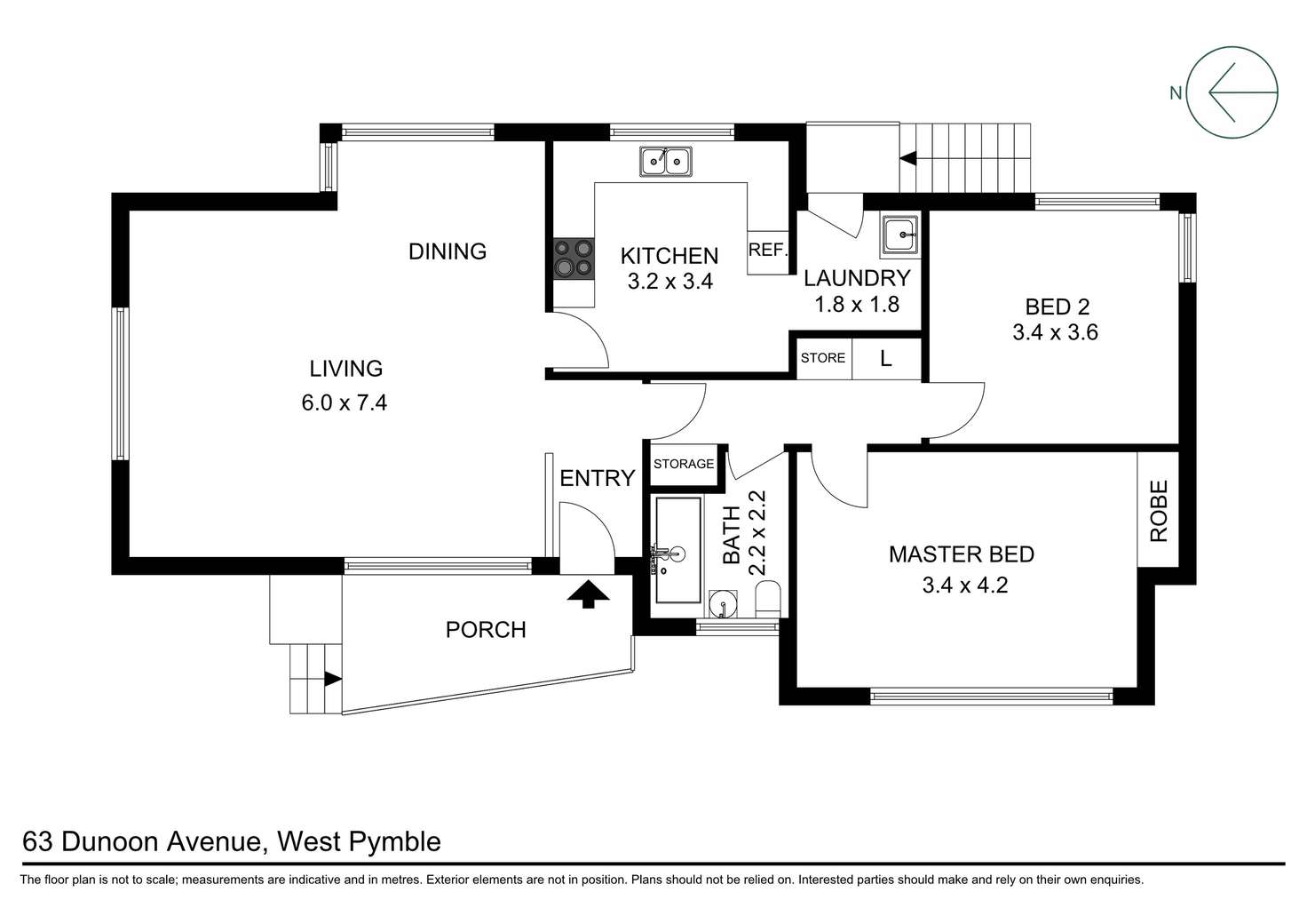 Floorplan of Homely house listing, 63 Dunoon Avenue, West Pymble NSW 2073