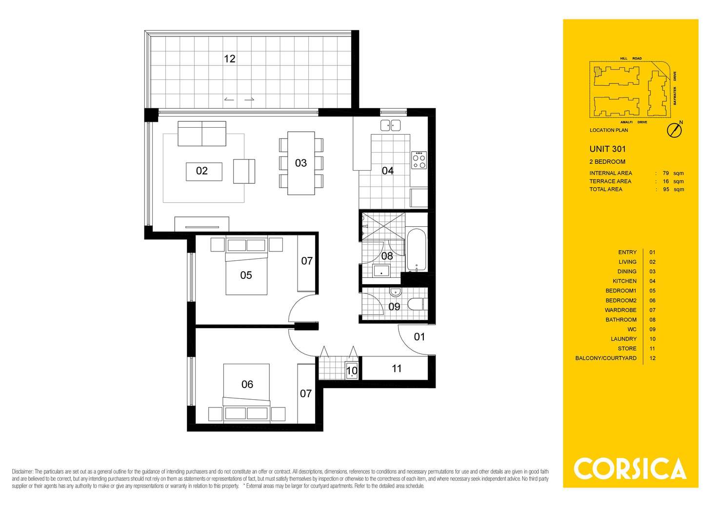 Floorplan of Homely apartment listing, 301/25 Hill Road, Wentworth Point NSW 2127