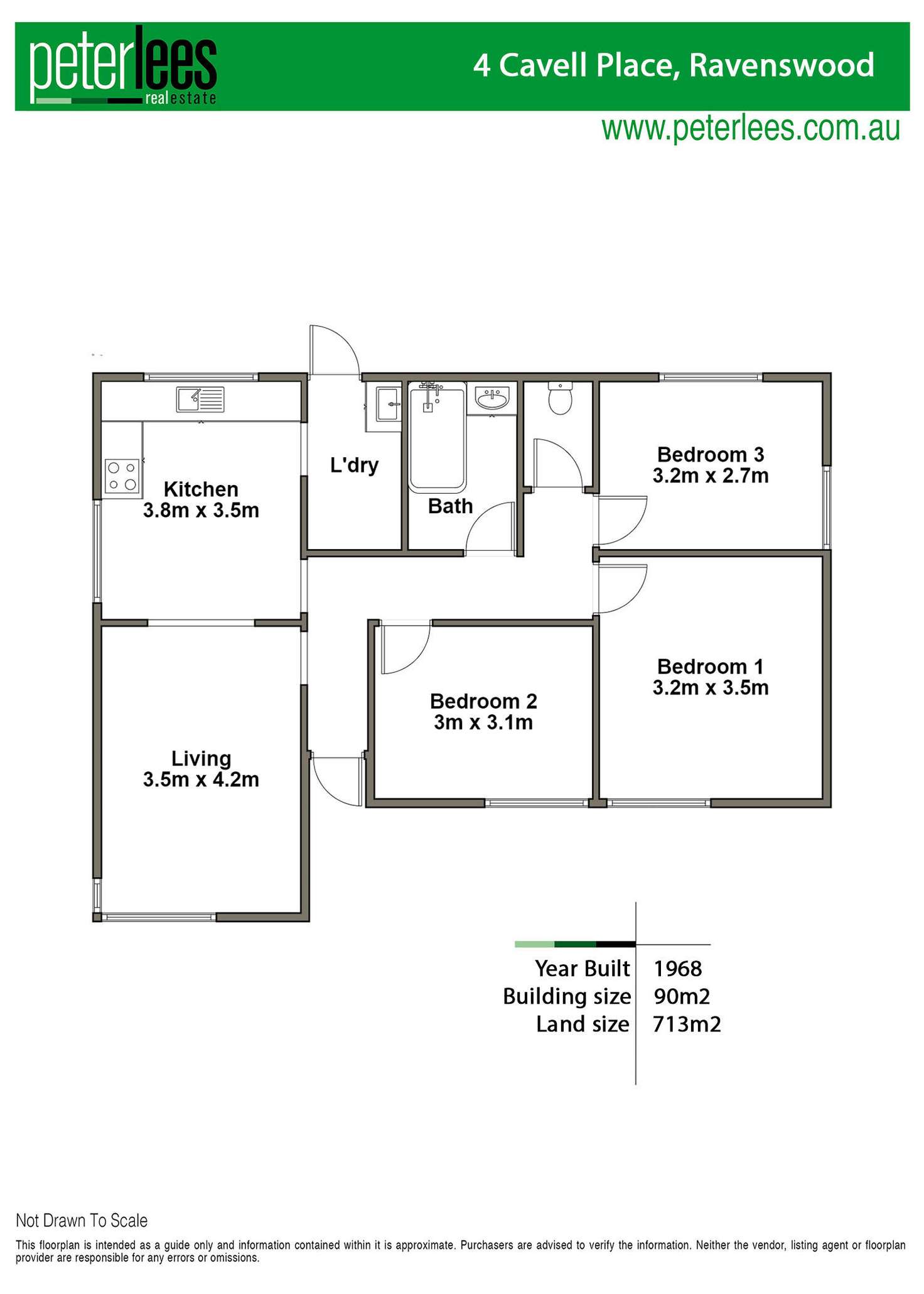 Floorplan of Homely house listing, 4 Cavell Place, Ravenswood TAS 7250
