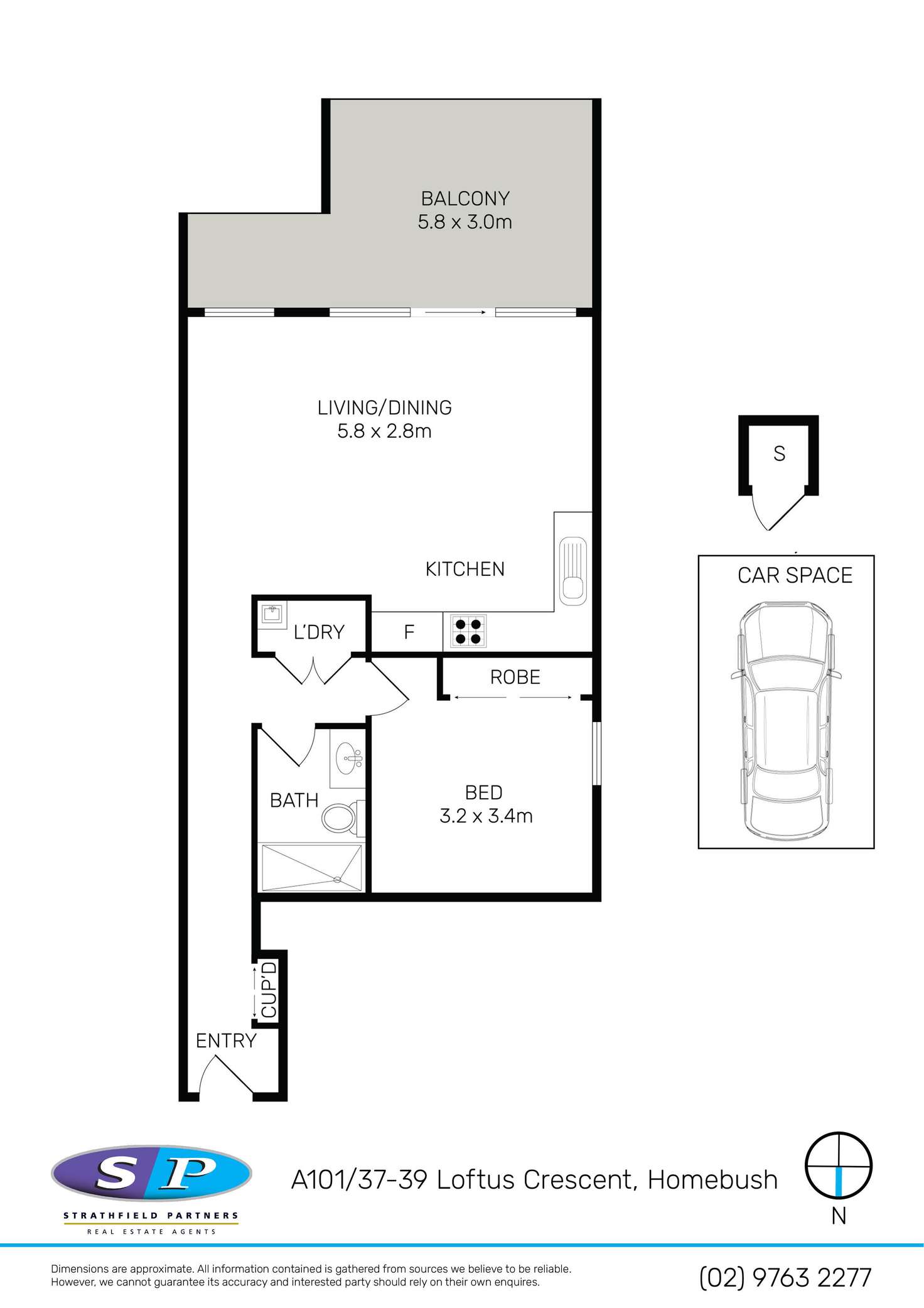 Floorplan of Homely apartment listing, A101/37-39 Loftus Crescent, Homebush NSW 2140