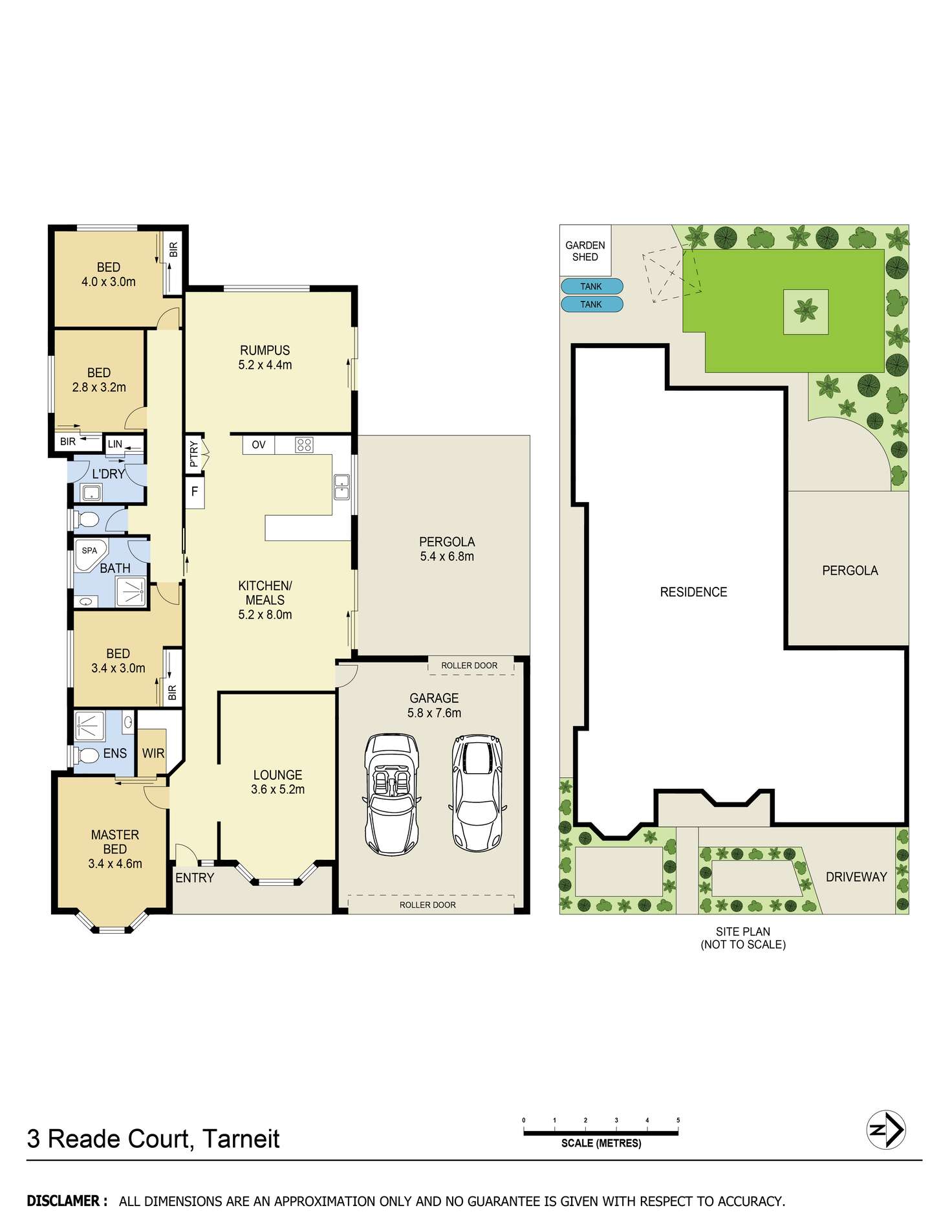 Floorplan of Homely house listing, 3 Reade Court, Tarneit VIC 3029