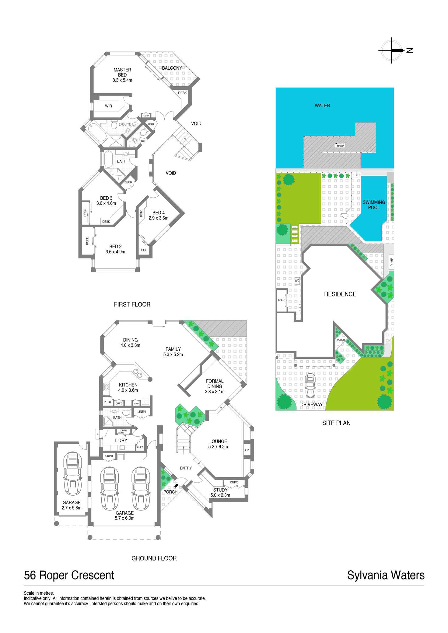 Floorplan of Homely house listing, 56 Roper Crescent, Sylvania Waters NSW 2224