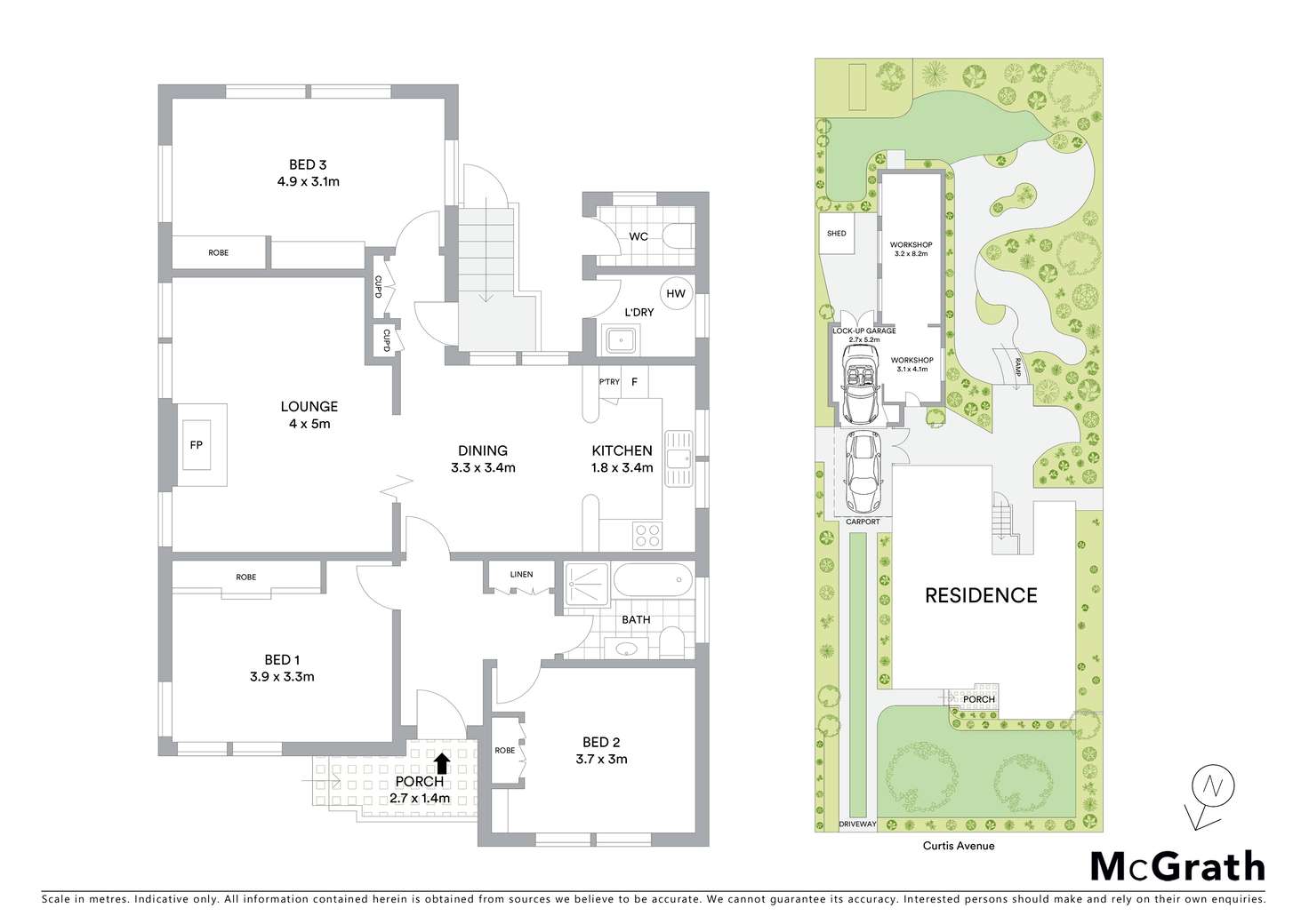 Floorplan of Homely house listing, 32 Curtis Avenue, Taren Point NSW 2229