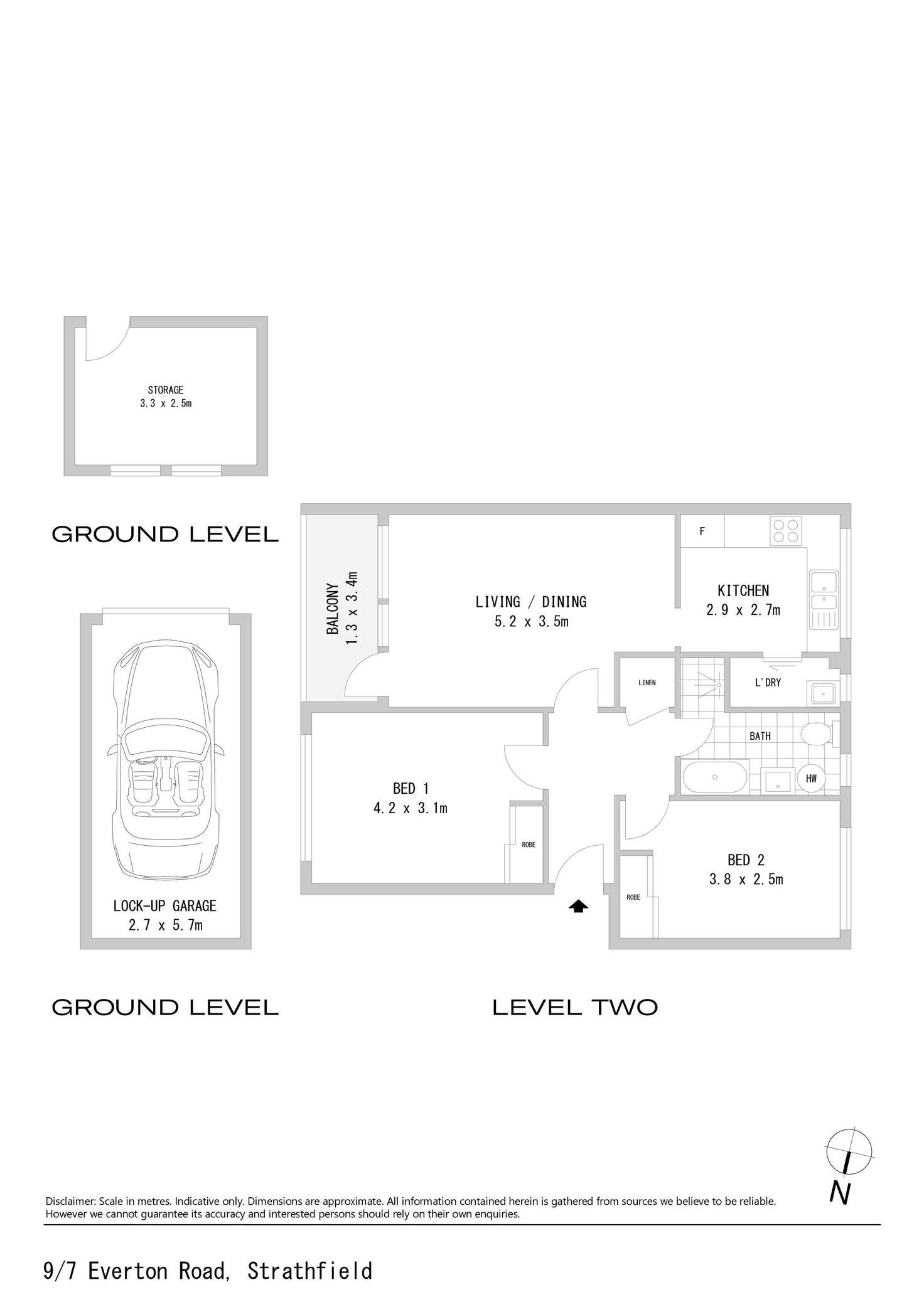 Floorplan of Homely apartment listing, 9/7 Everton Road, Strathfield NSW 2135