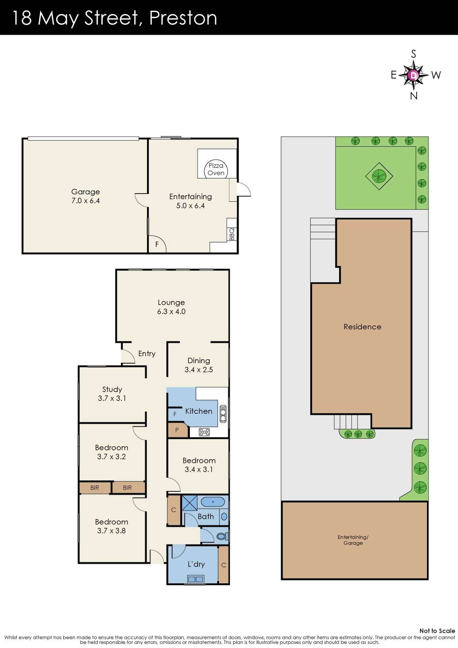 Floorplan of Homely house listing, 18 May Street, Preston VIC 3072