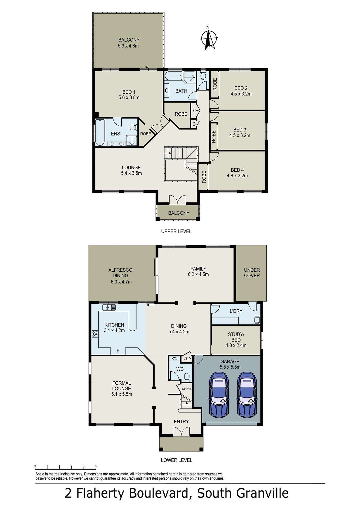 Floorplan of Homely house listing, 2 Flaherty Boulevard, Granville NSW 2142