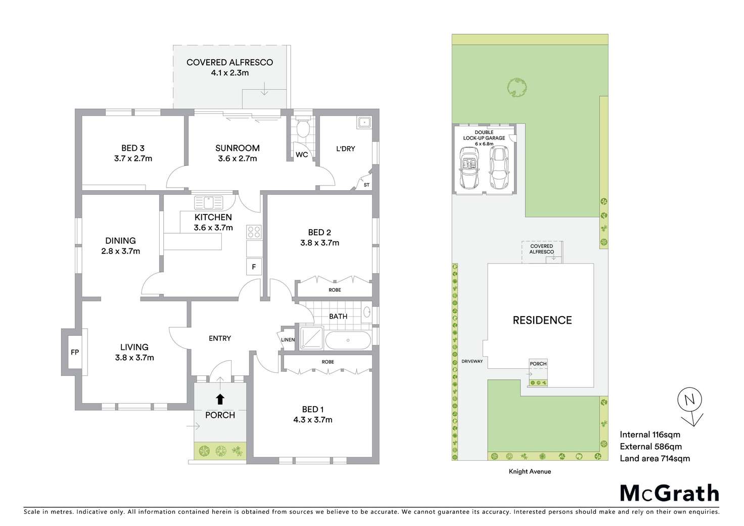Floorplan of Homely house listing, 5 Knight Avenue, Herne Hill VIC 3218