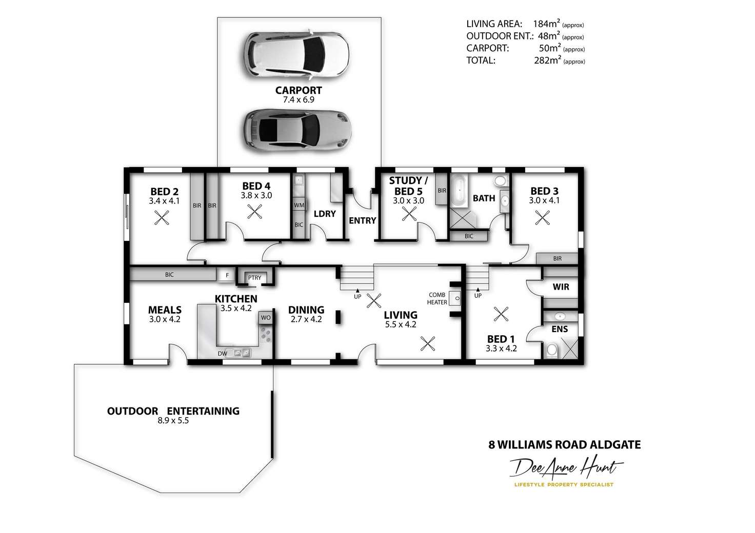 Floorplan of Homely house listing, 8 Williams Road, Aldgate SA 5154