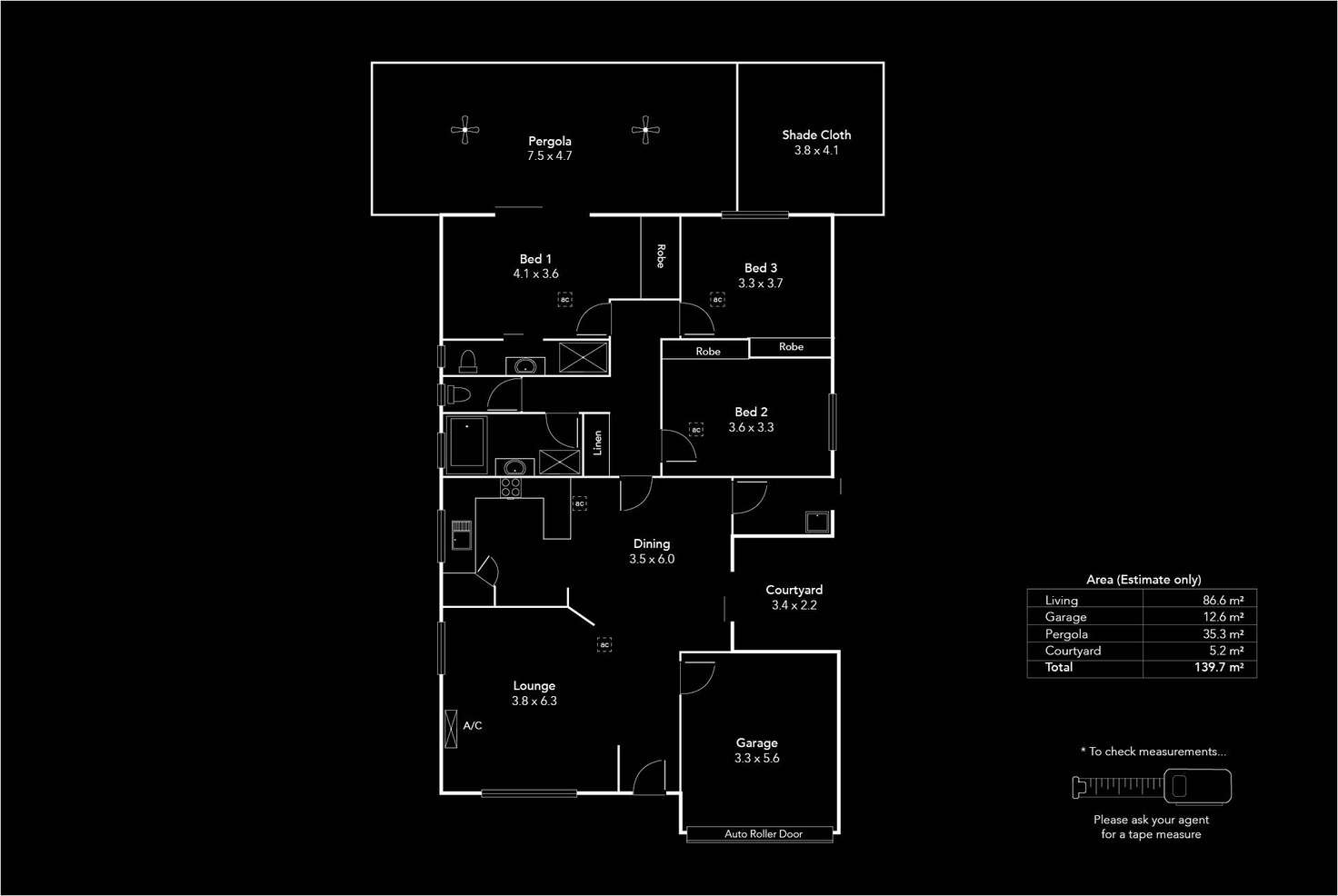 Floorplan of Homely house listing, 5 Samuel Place, Felixstow SA 5070