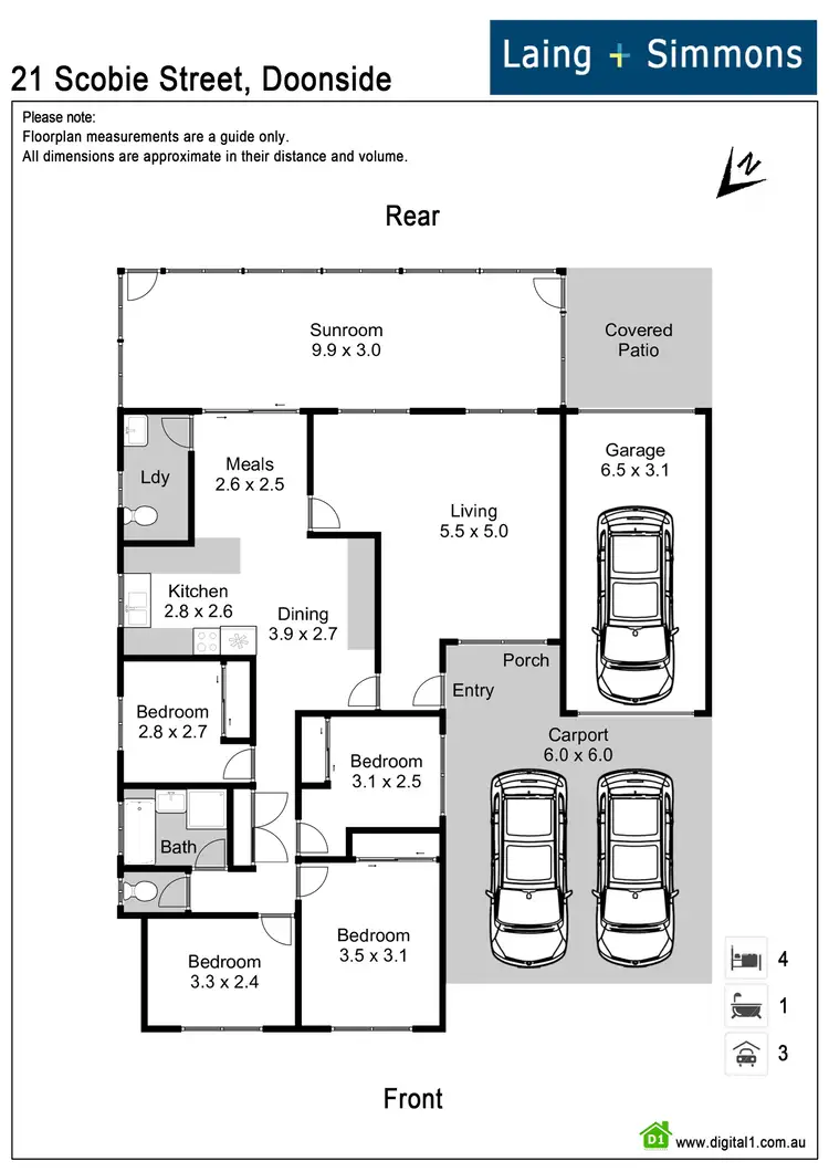 Floorplan of Homely house listing, 21 Scobie Street, Doonside NSW 2767