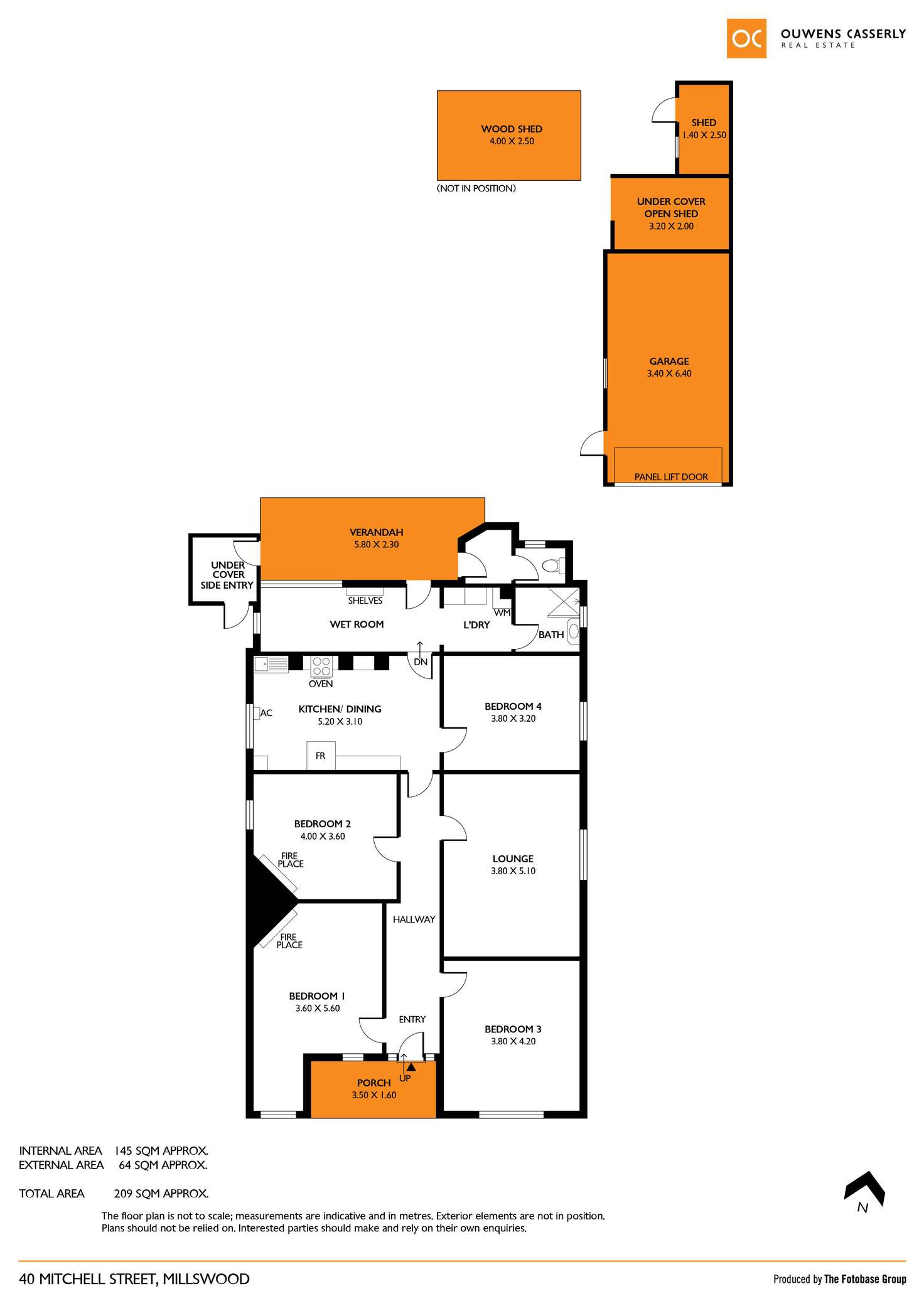 Floorplan of Homely house listing, 40 Mitchell Street, Millswood SA 5034