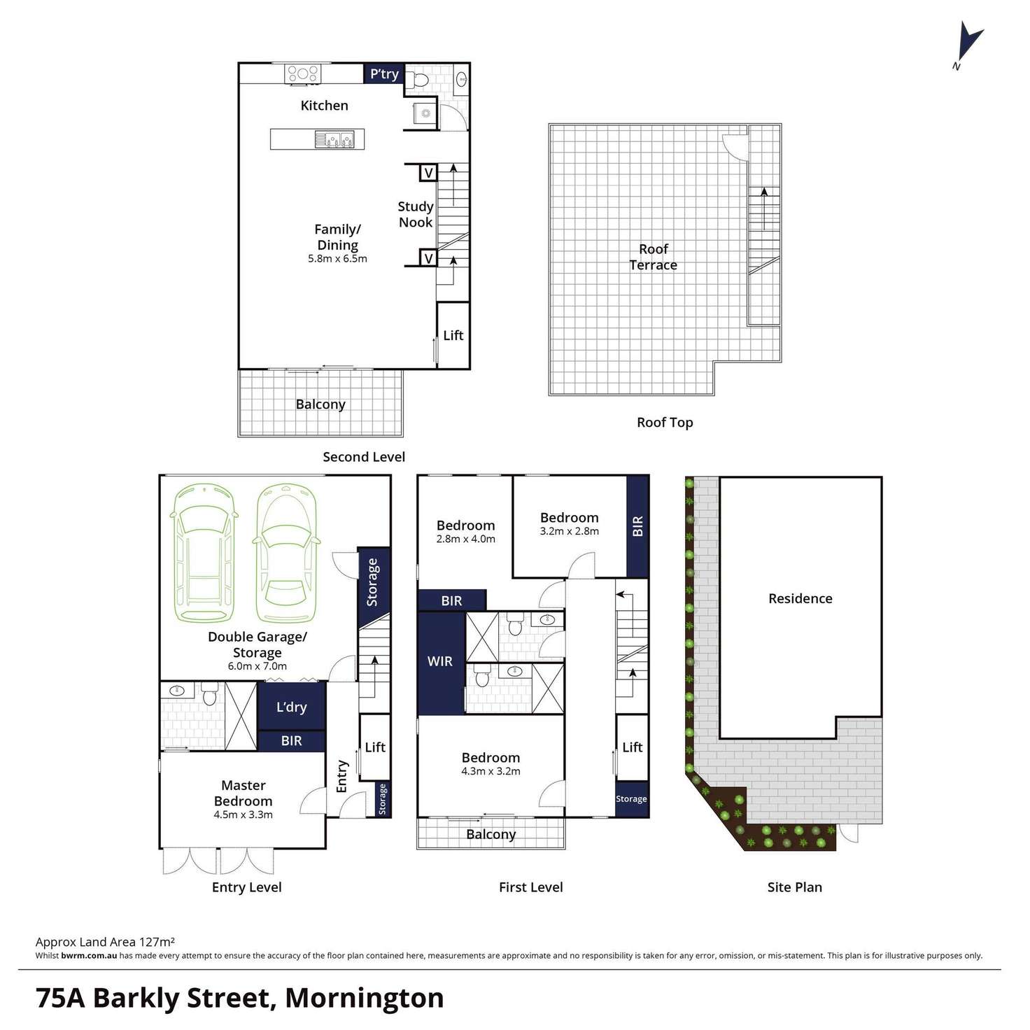 Floorplan of Homely house listing, 75A Barkly Street, Mornington VIC 3931