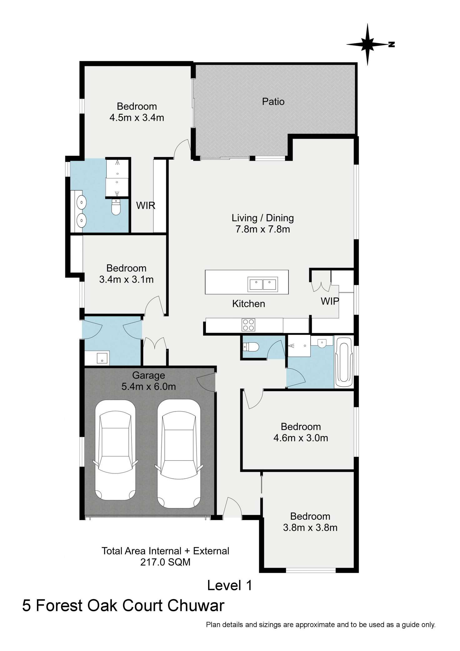 Floorplan of Homely house listing, 5 Forest-Oak Court, Chuwar QLD 4306