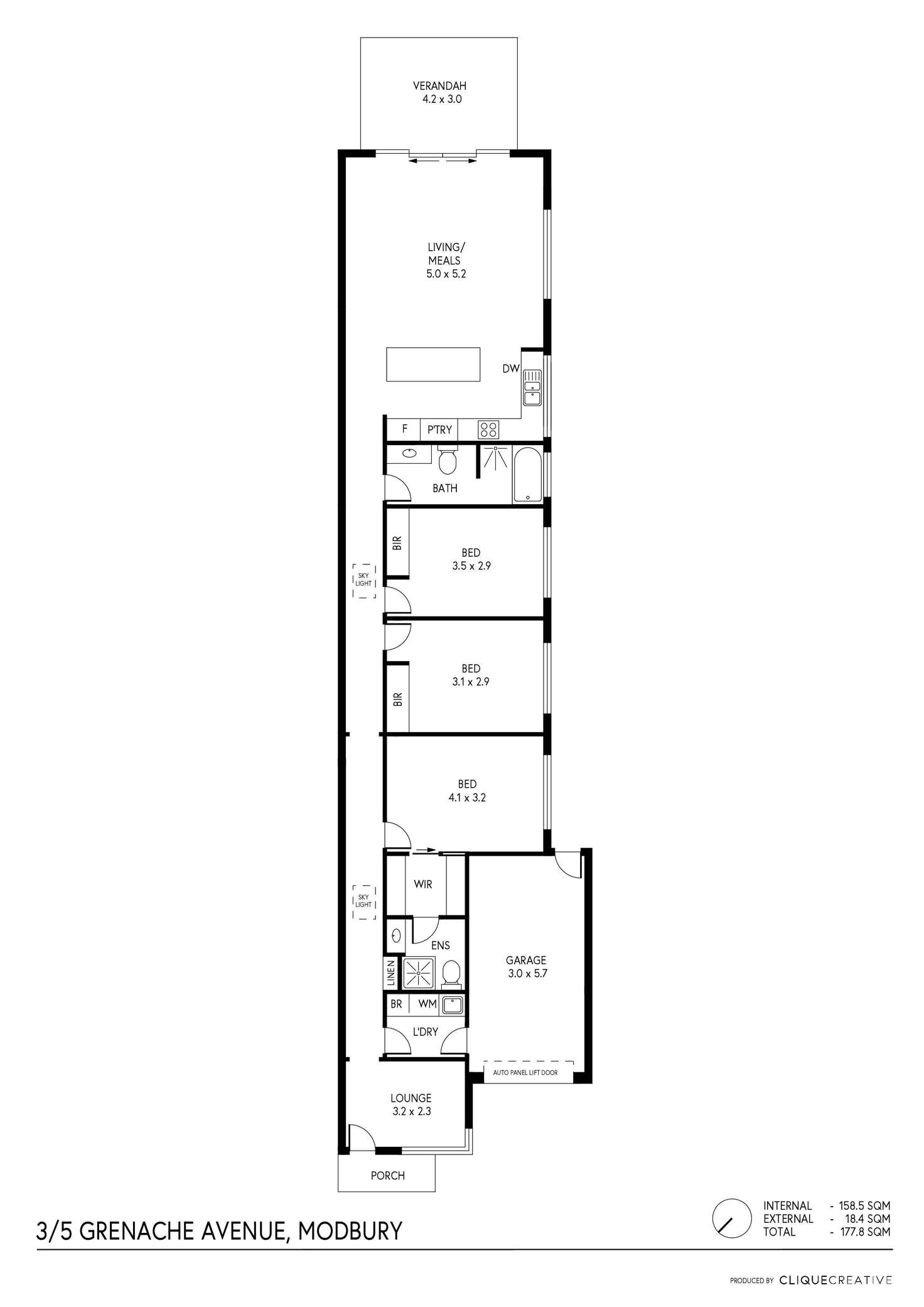 Floorplan of Homely house listing, 5 Grenache Avenue, Modbury SA 5092