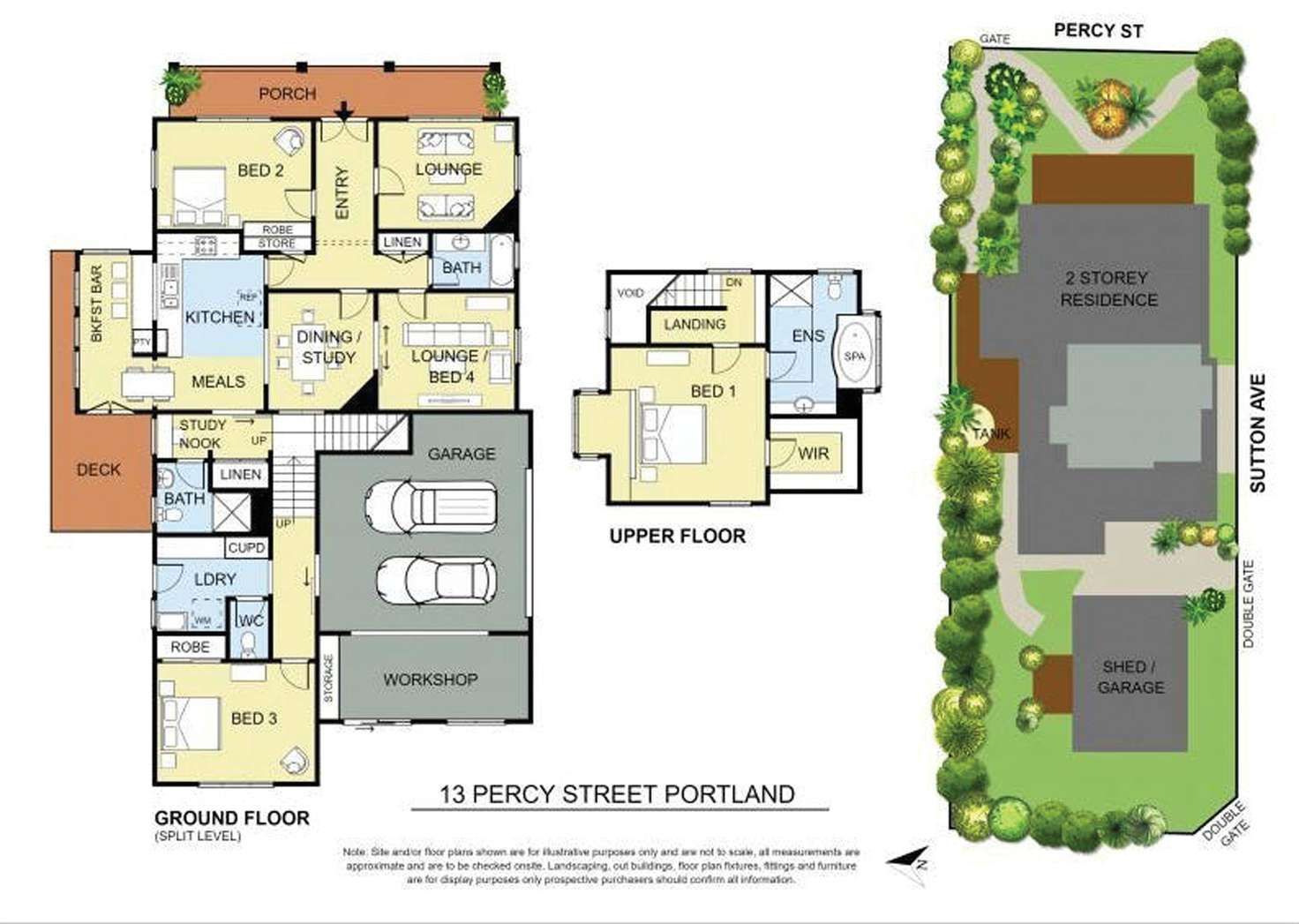 Floorplan of Homely house listing, 13 Percy Street, Portland VIC 3305