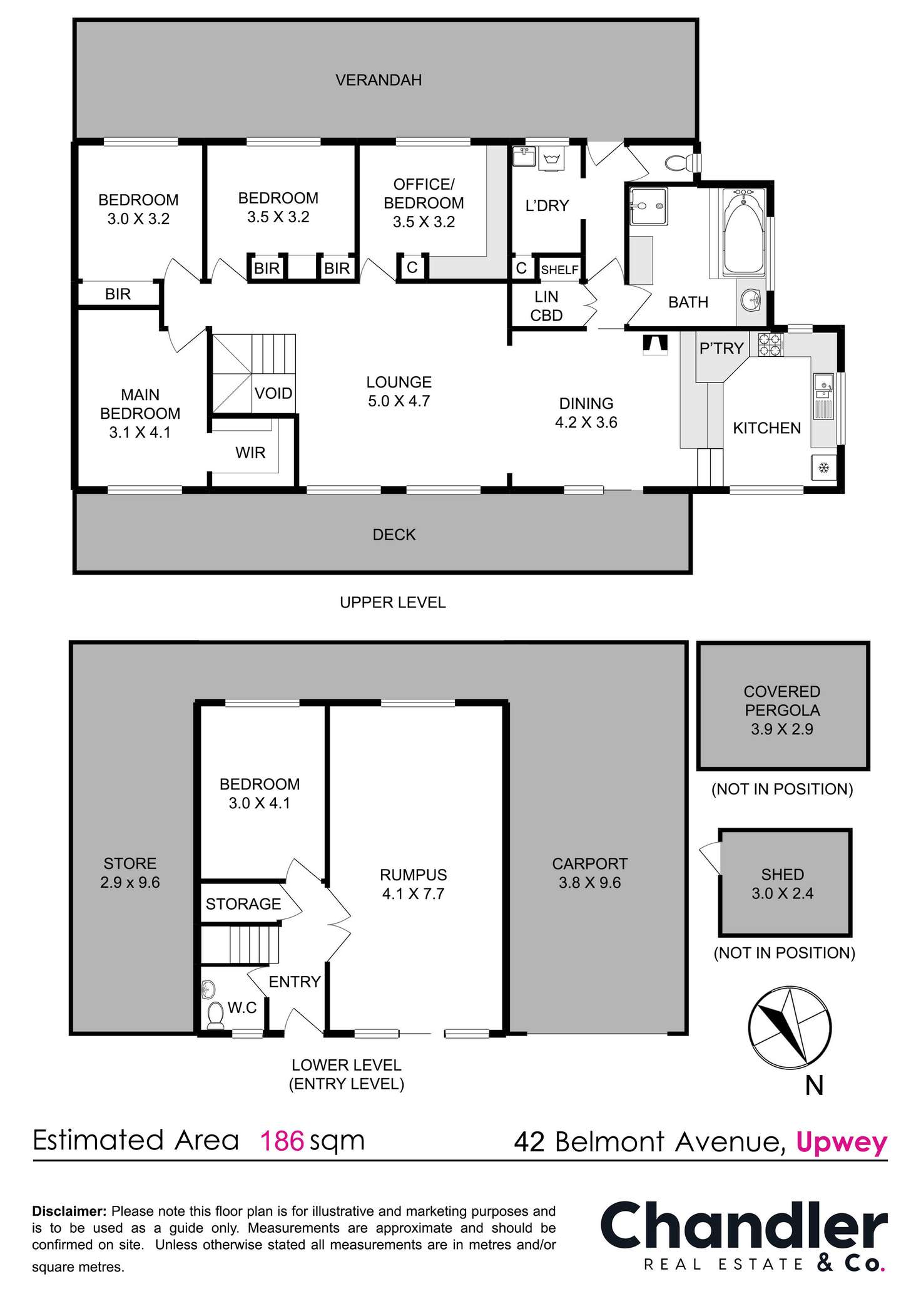 Floorplan of Homely house listing, 42 Belmont Avenue, Upwey VIC 3158