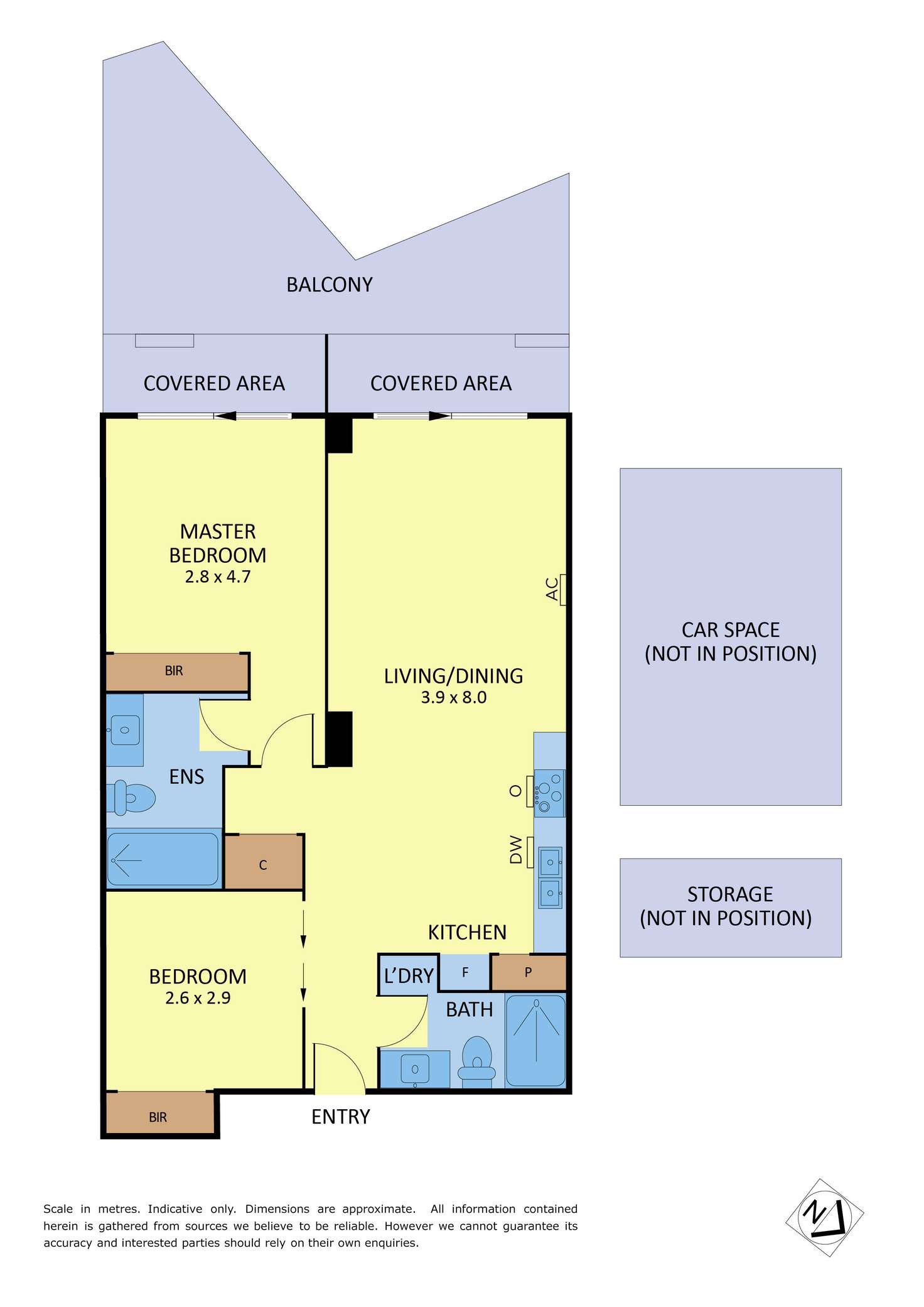 Floorplan of Homely apartment listing, 104/6 Acacia Place, Abbotsford VIC 3067