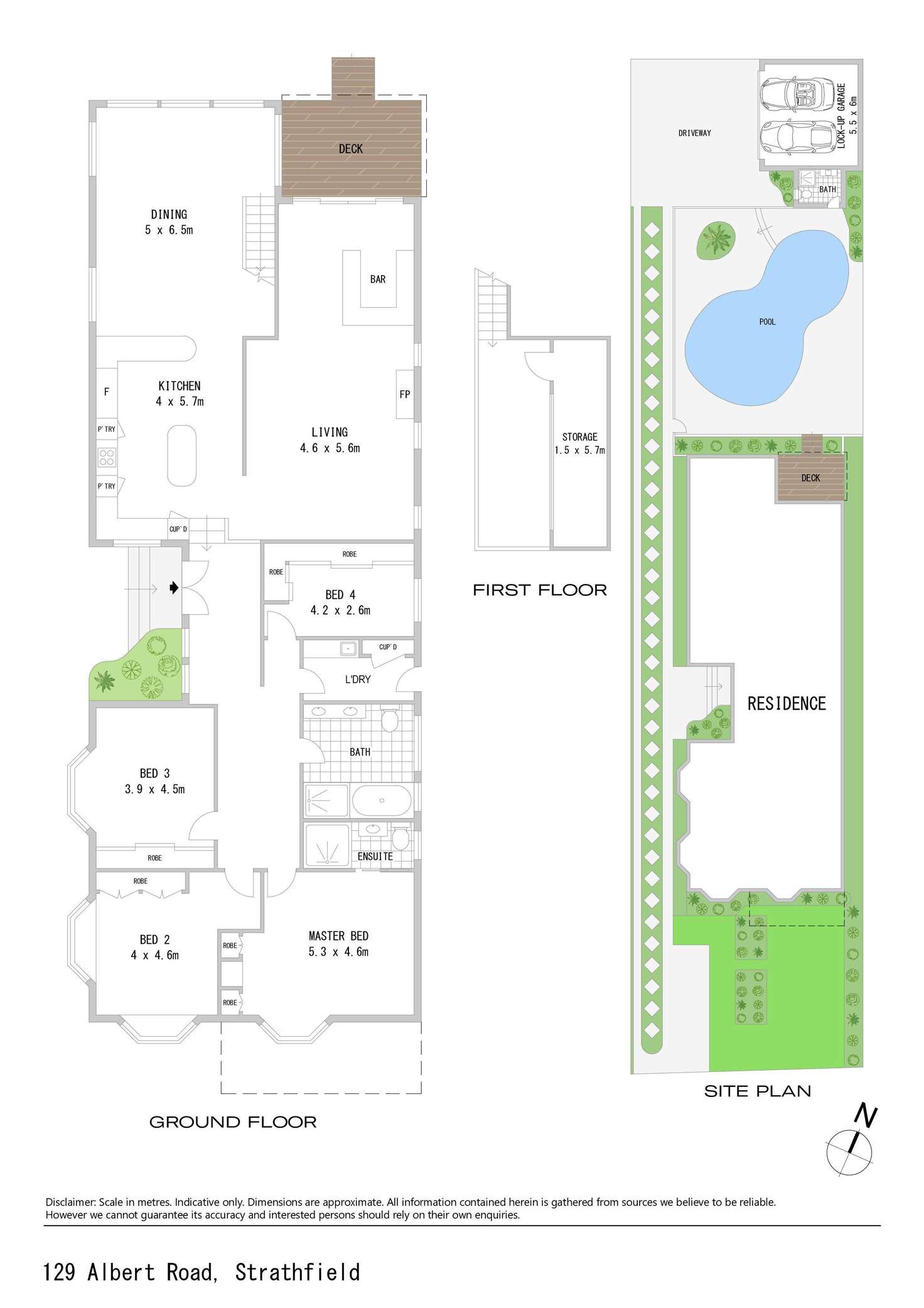 Floorplan of Homely house listing, 129 Albert Road, Strathfield NSW 2135