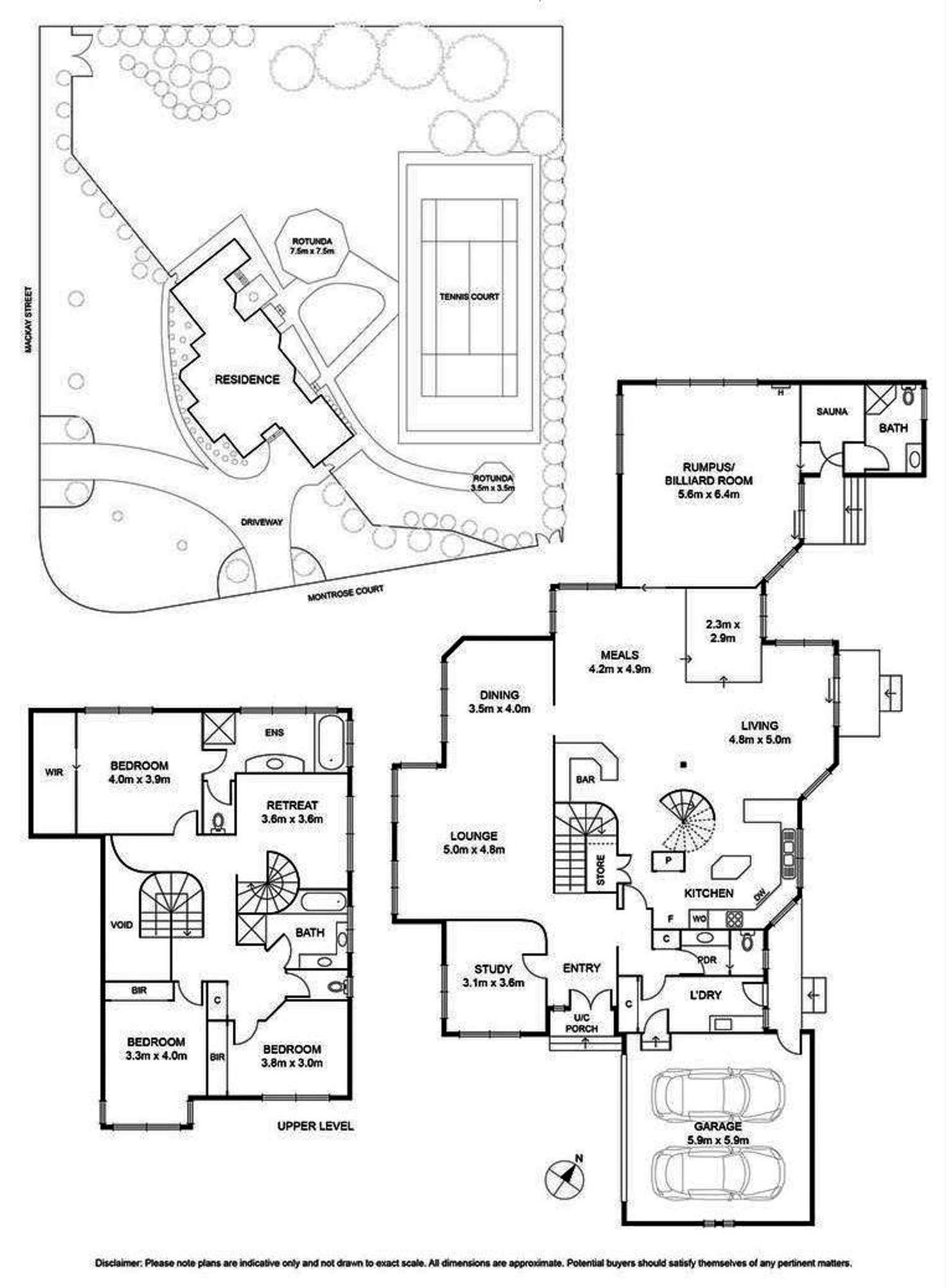 Floorplan of Homely house listing, 8 Montrose Court, Greenvale VIC 3059