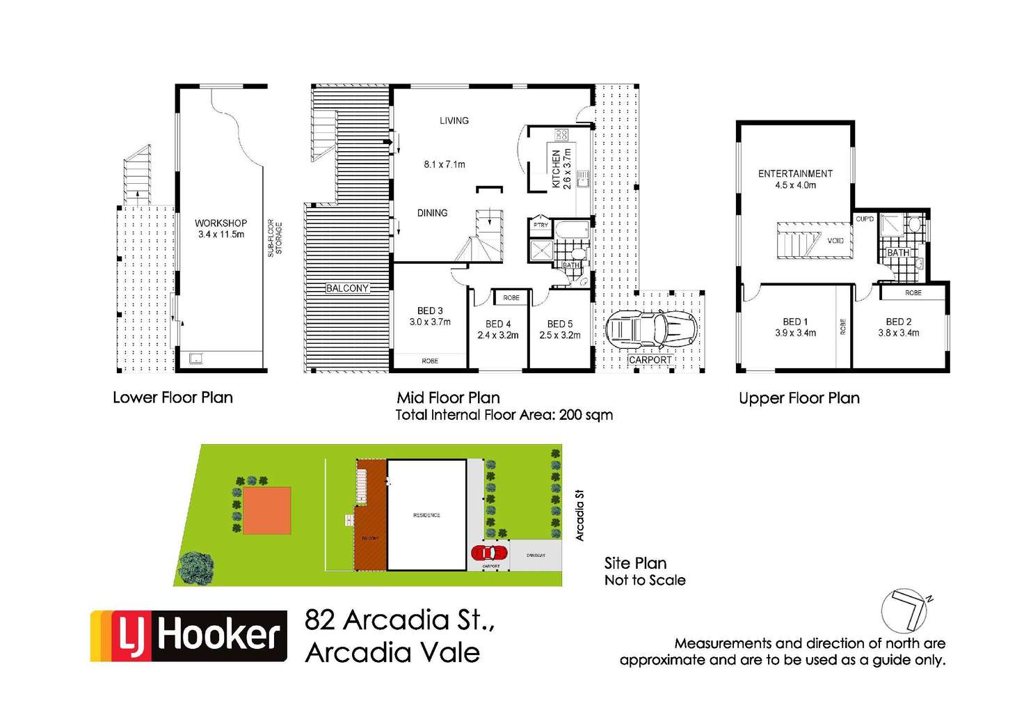 Floorplan of Homely house listing, 82 Arcadia Street, Arcadia Vale NSW 2283