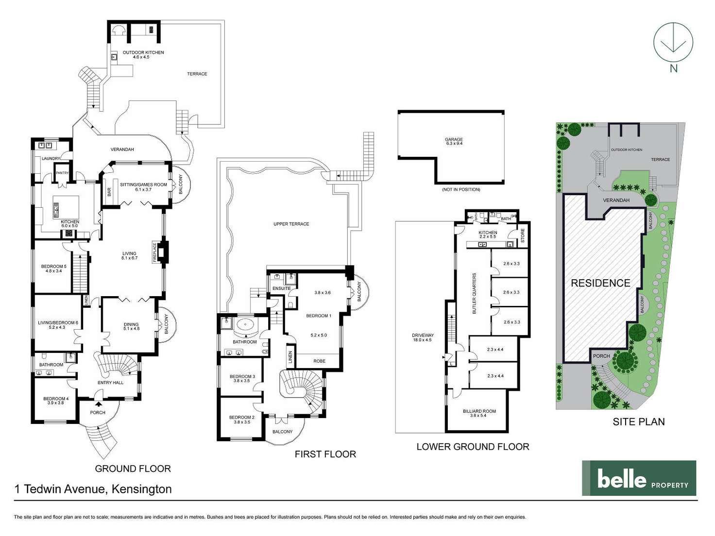 Floorplan of Homely house listing, 1 Tedwin Ave, Kensington NSW 2033