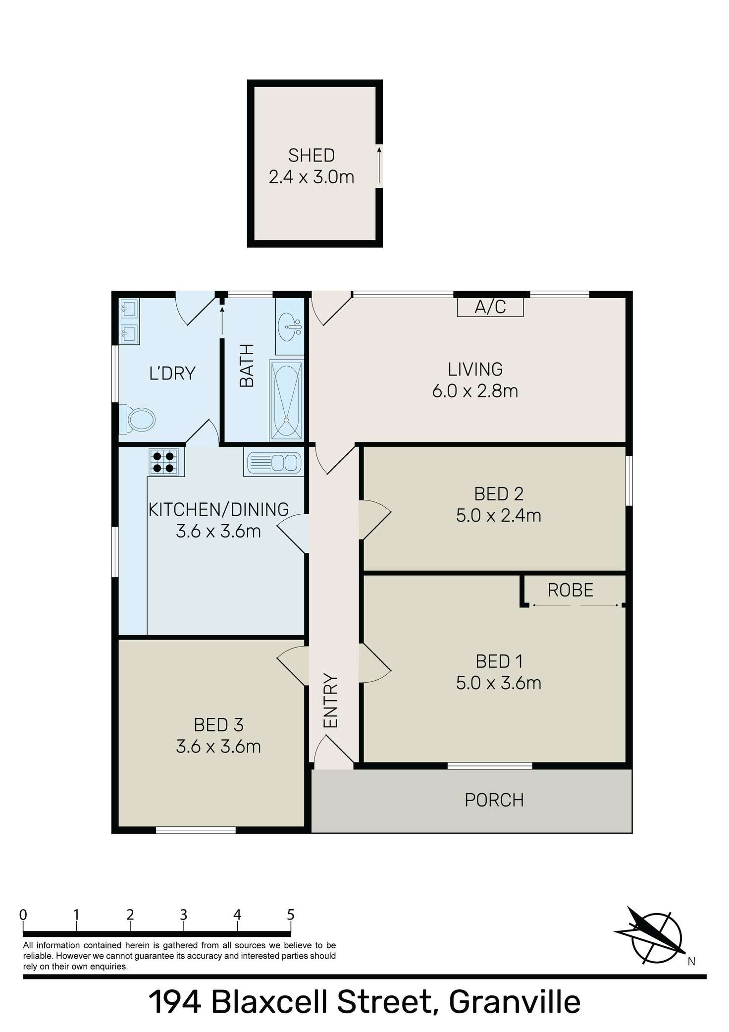 Floorplan of Homely house listing, 194 Blaxcell Street, Granville NSW 2142