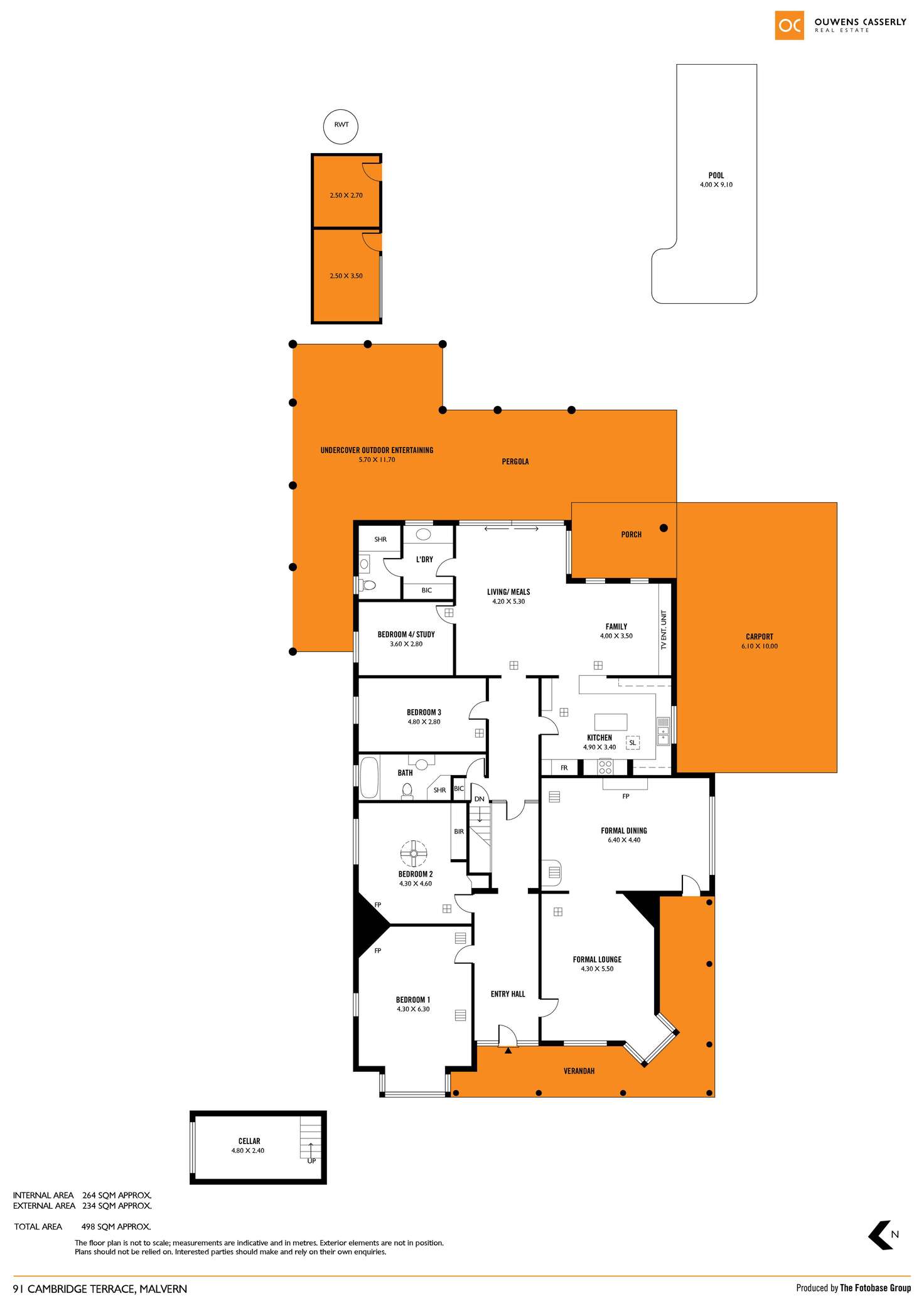 Floorplan of Homely house listing, 91 Cambridge Terrace, Malvern SA 5061