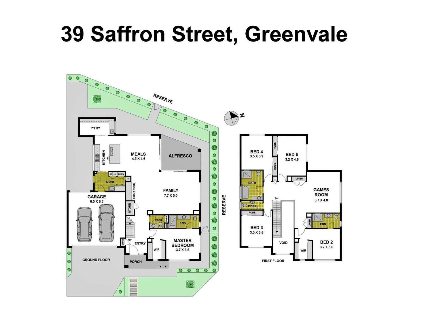 Floorplan of Homely house listing, 39 Saffron Street, Greenvale VIC 3059