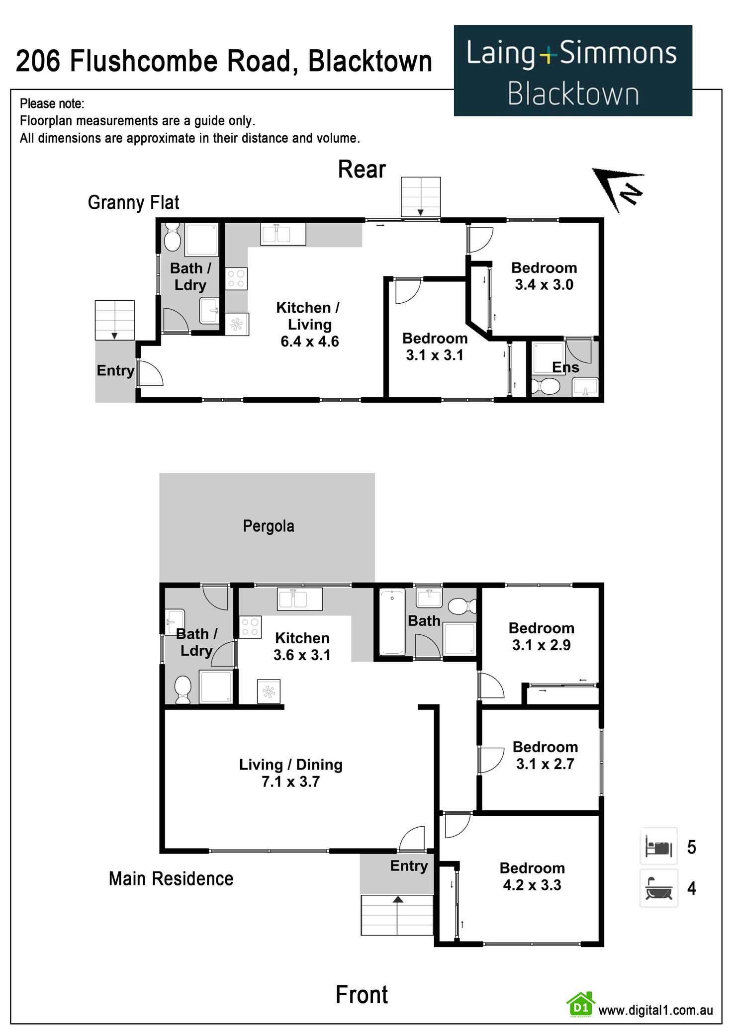 Floorplan of Homely house listing, 206 Flushcombe Road, Blacktown NSW 2148