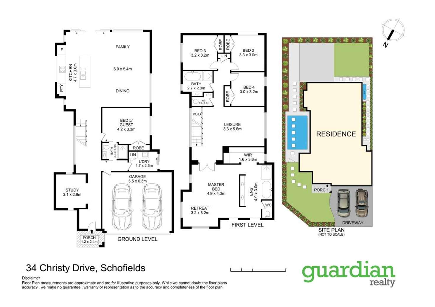 Floorplan of Homely house listing, 34 Christy Drive, Schofields NSW 2762