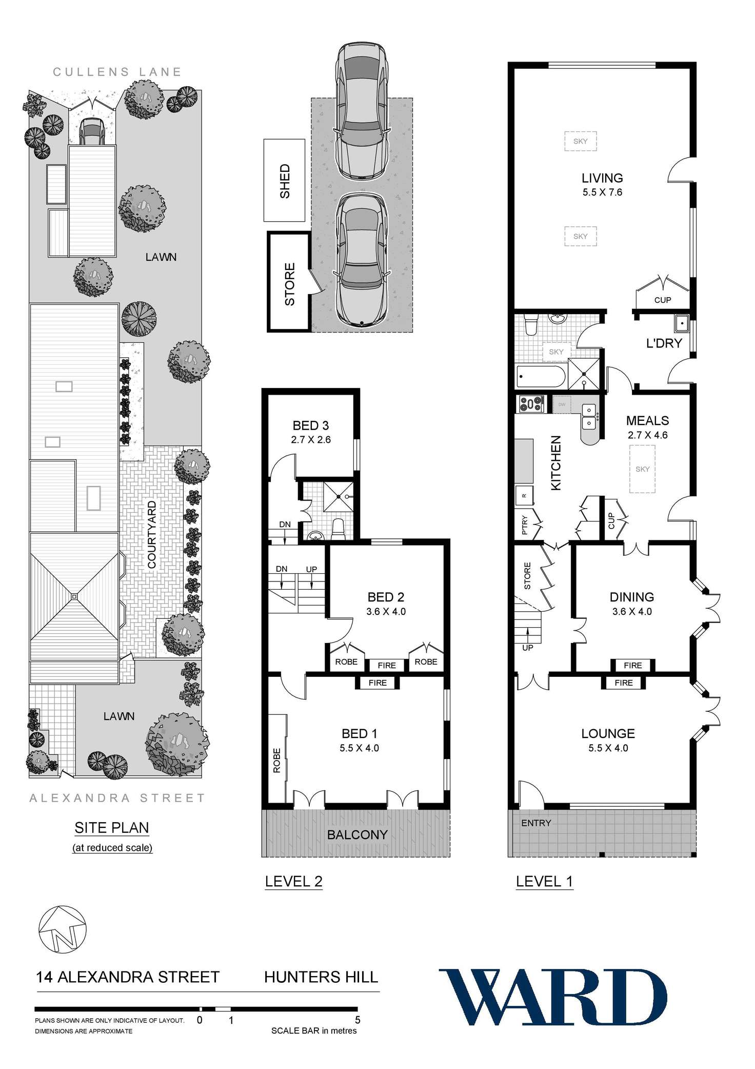 Floorplan of Homely house listing, 14 Alexandra Street, Hunters Hill NSW 2110