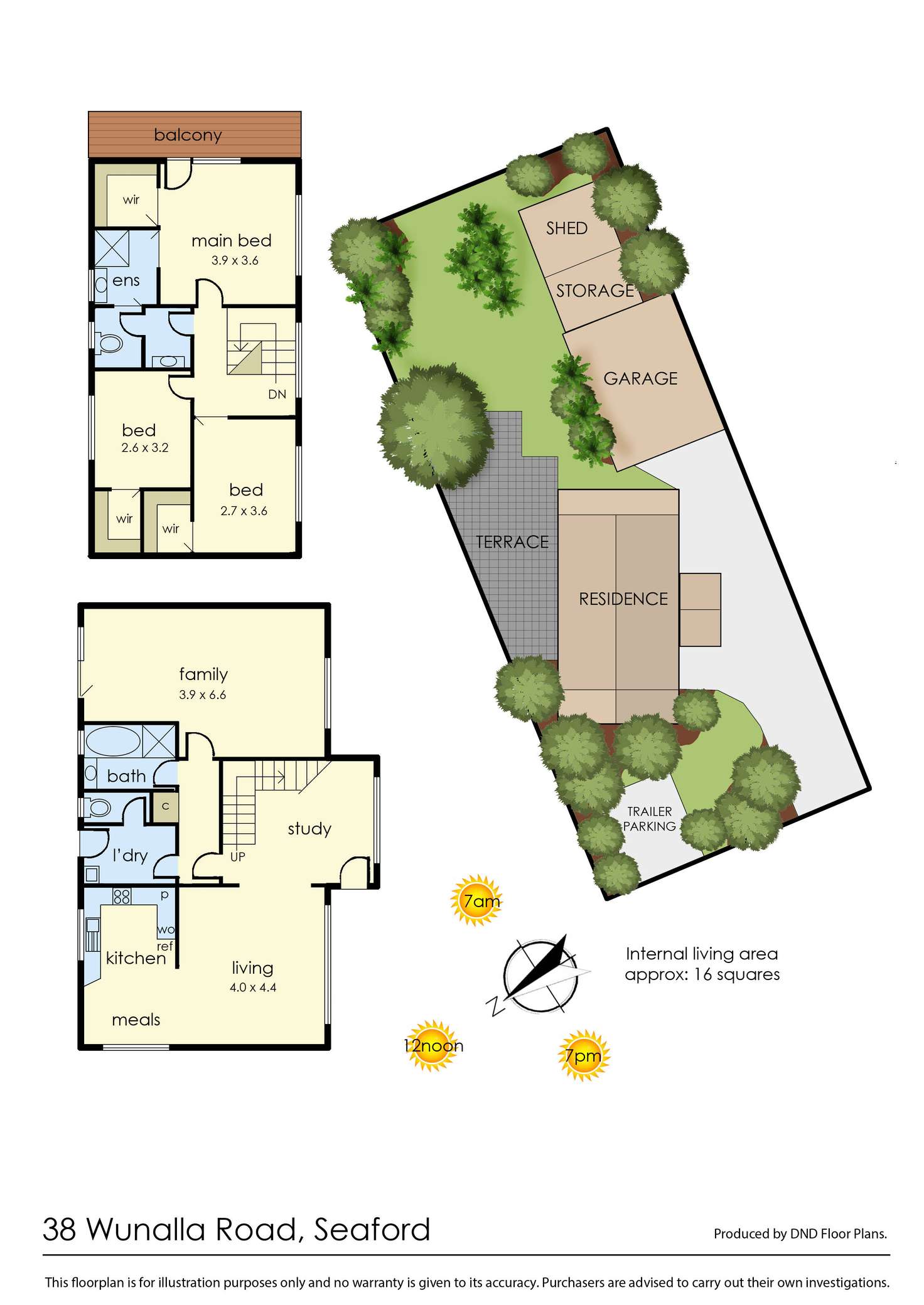 Floorplan of Homely house listing, 38 Wunalla Road, Seaford VIC 3198