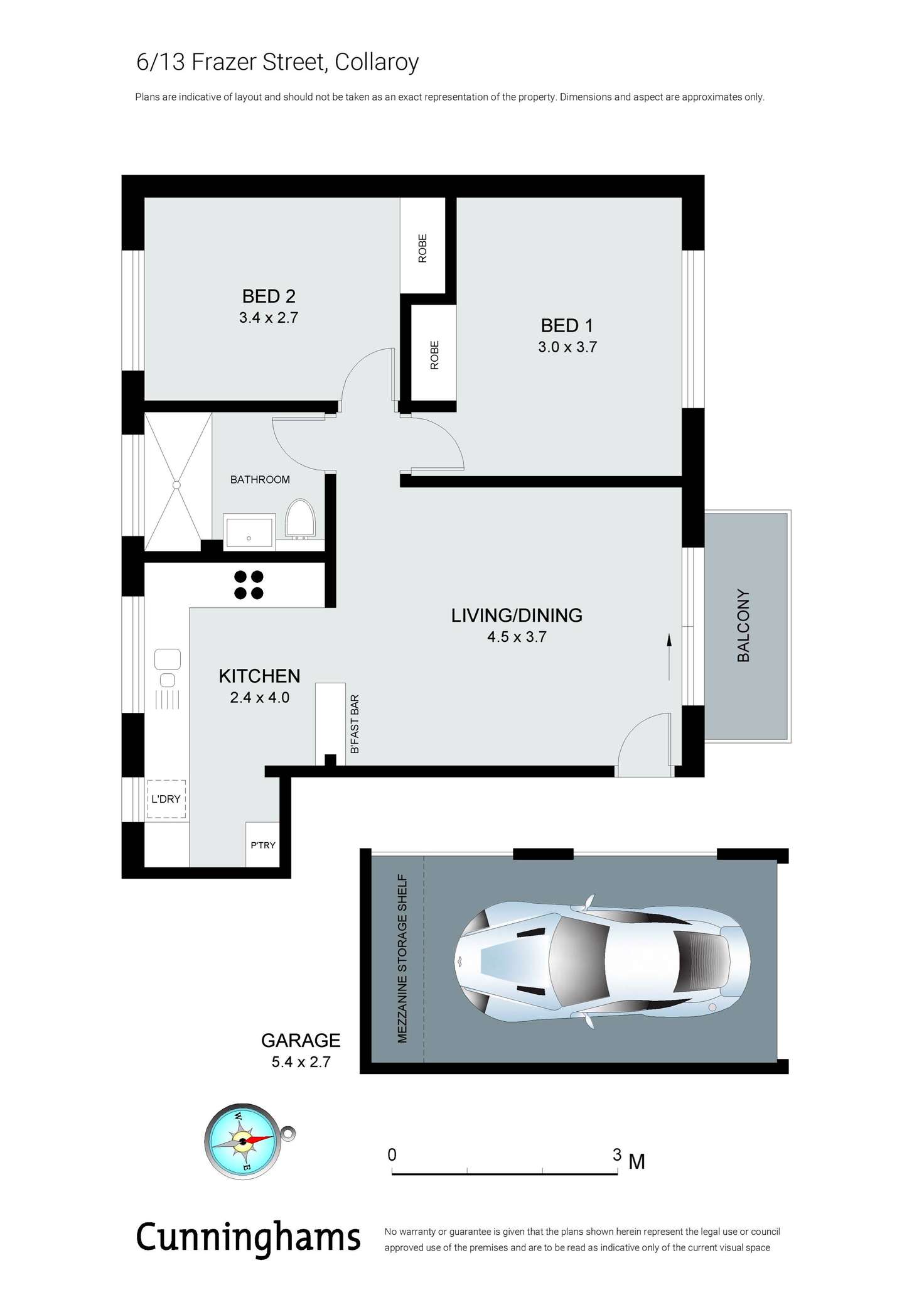 Floorplan of Homely apartment listing, 6/13 Frazer Street, Collaroy NSW 2097