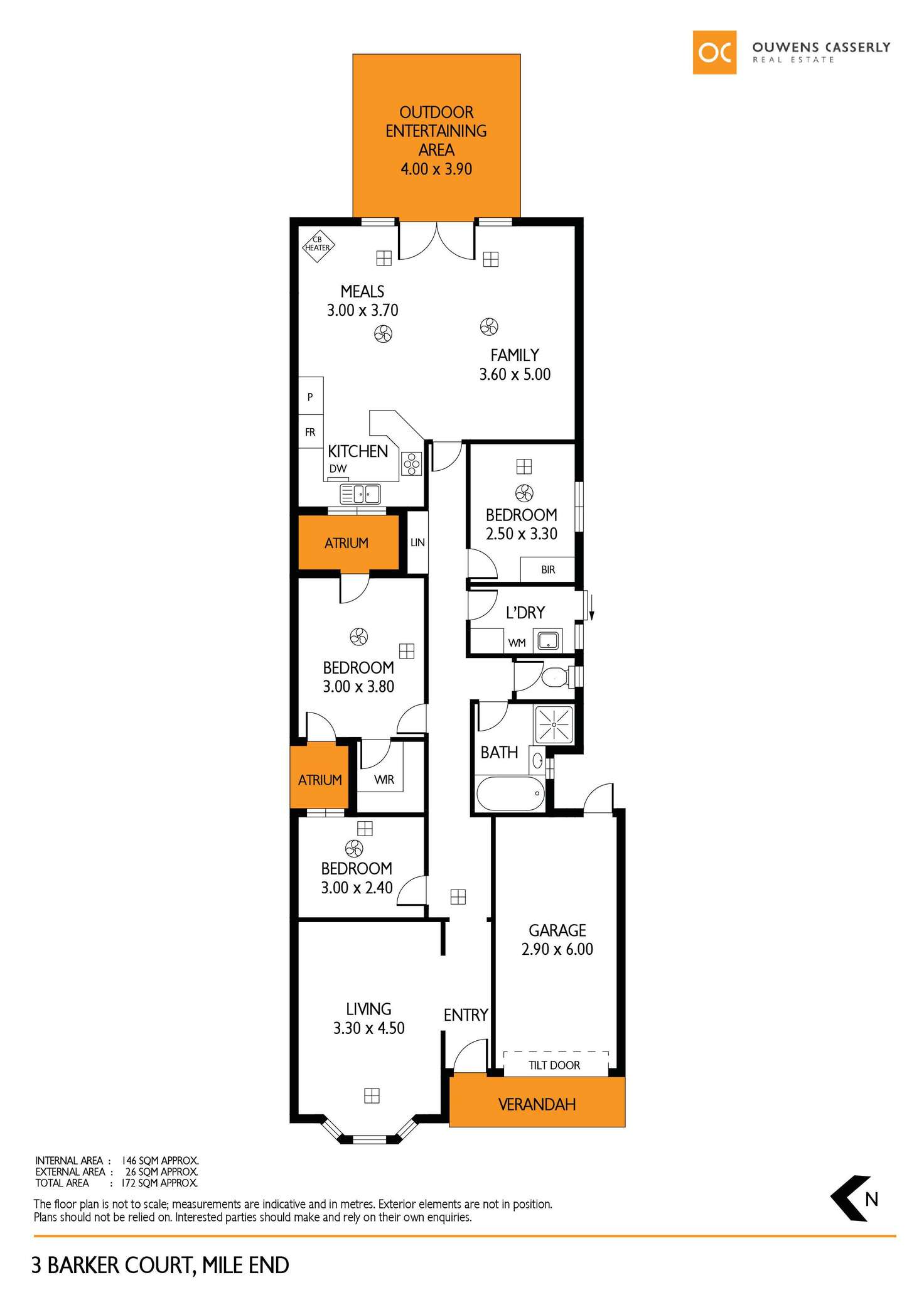 Floorplan of Homely house listing, 3 Barker Court, Mile End SA 5031