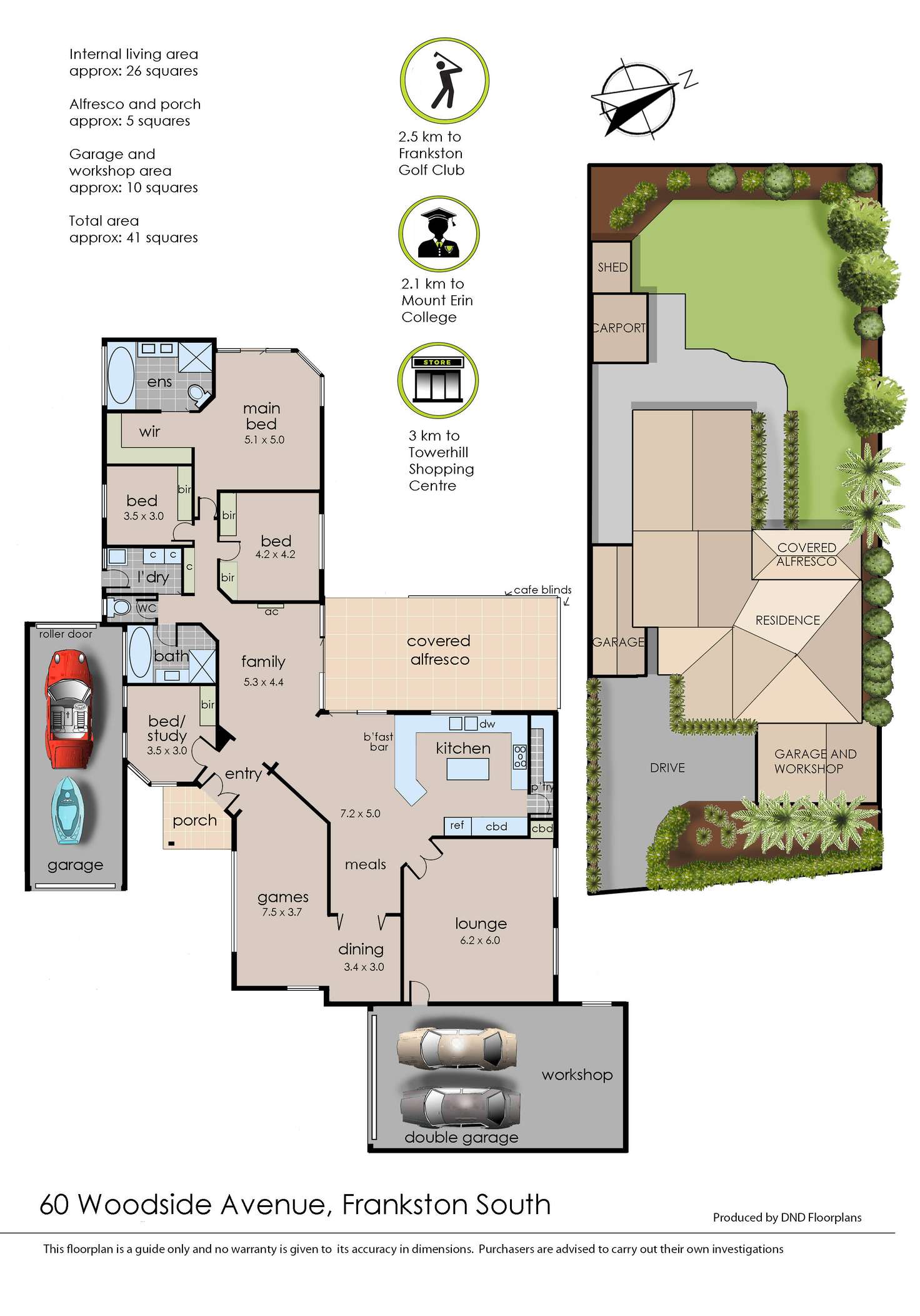 Floorplan of Homely house listing, 60 Woodside Avenue, Frankston South VIC 3199