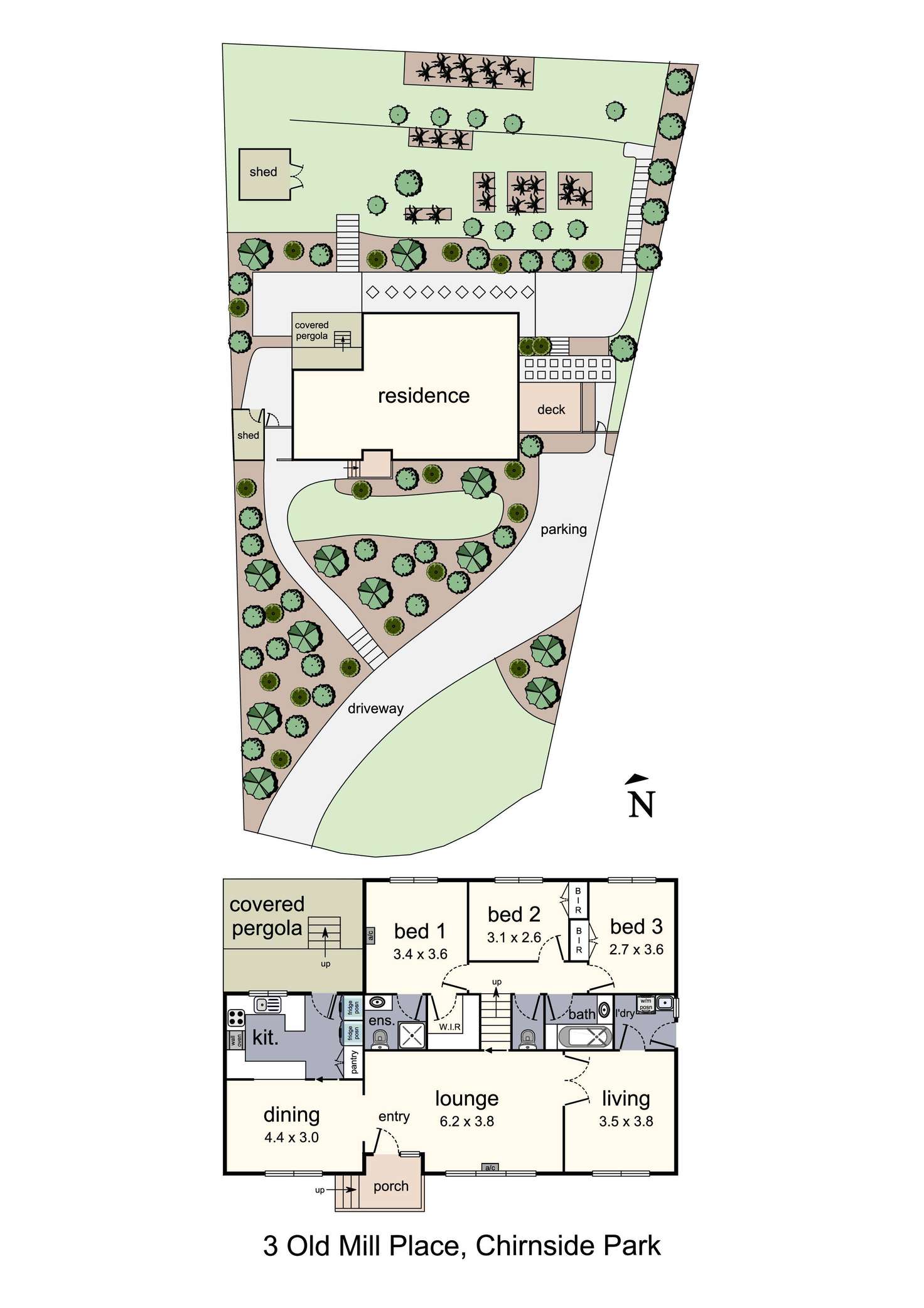 Floorplan of Homely house listing, 3 Old Mill Place, Chirnside Park VIC 3116