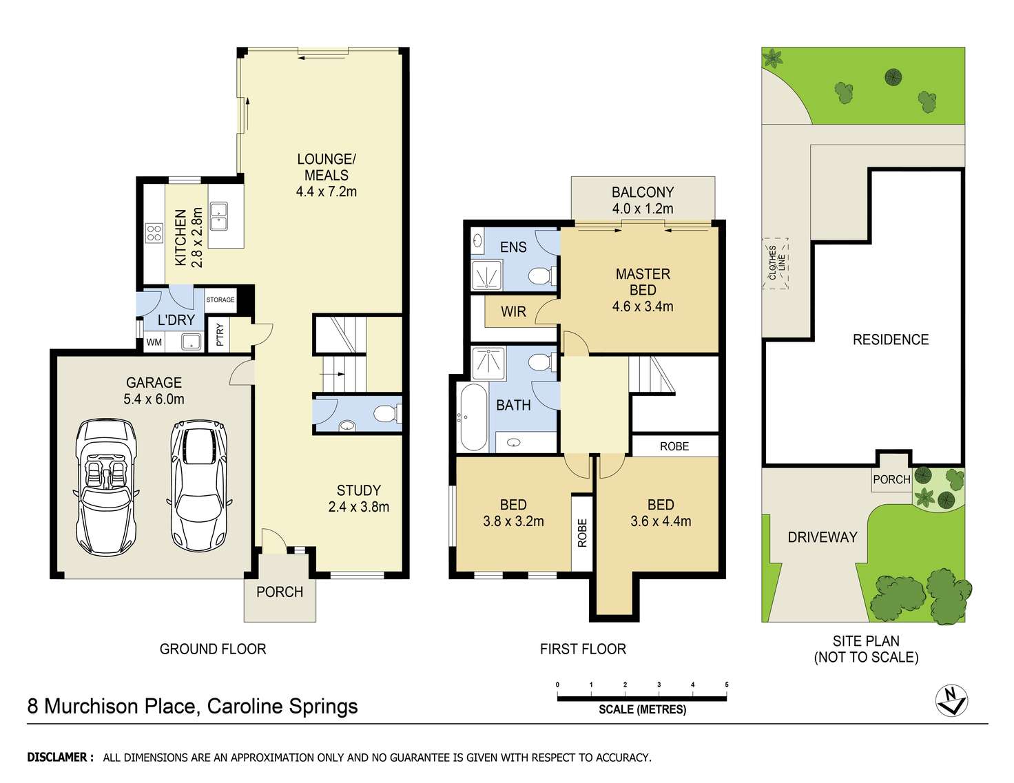 Floorplan of Homely house listing, 8 Murchison Place, Caroline Springs VIC 3023