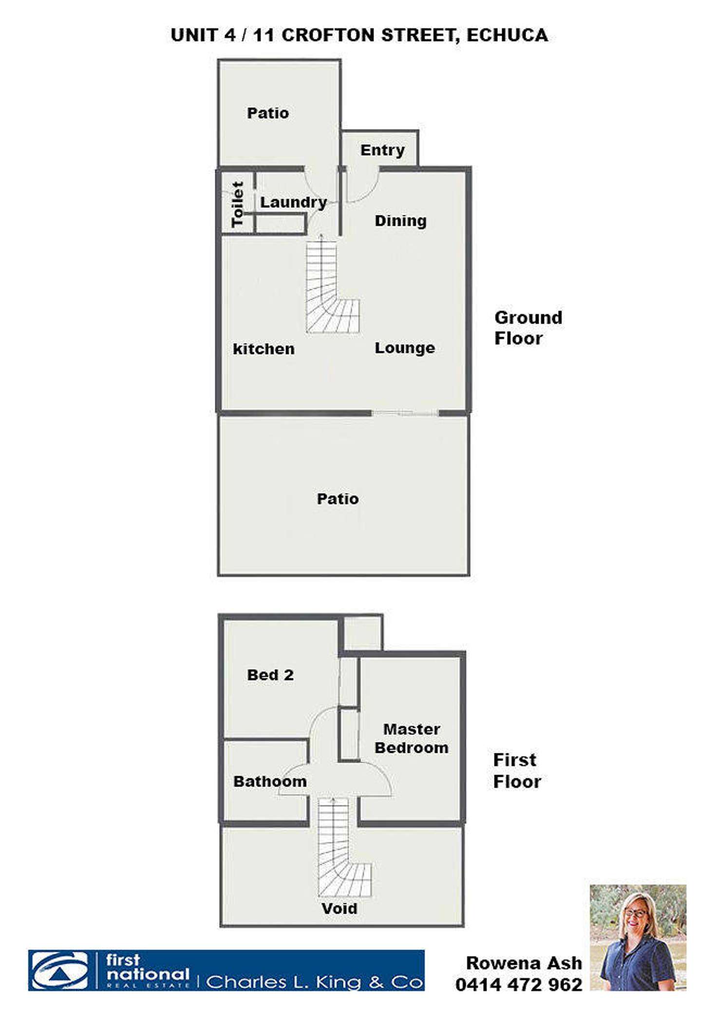 Floorplan of Homely house listing, 4/11 Crofton Street, Echuca VIC 3564